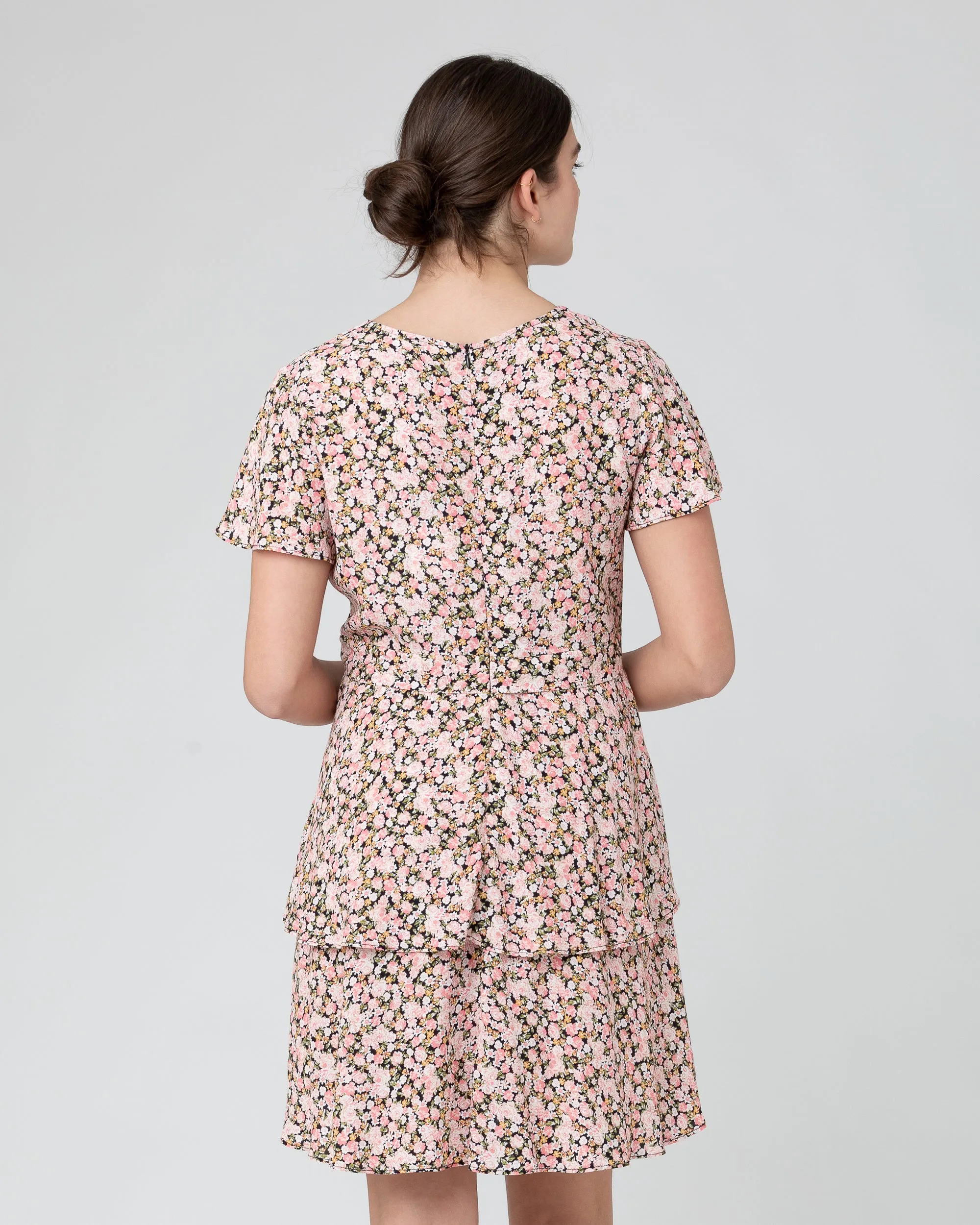 Sophia Layered Dress  Black Maternity Skirt stretchy pants