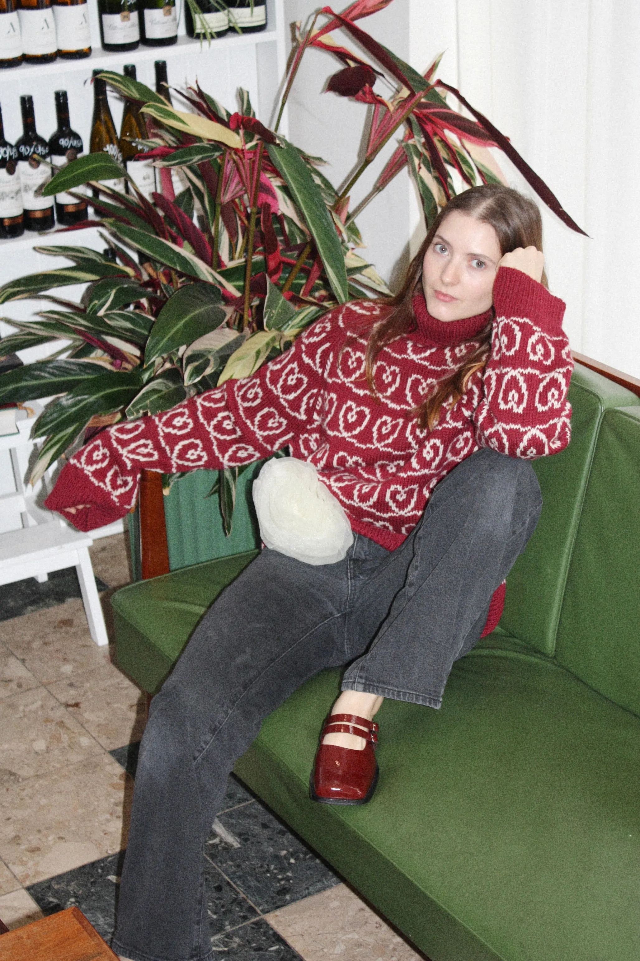 Home Trend Heart Together Sweater