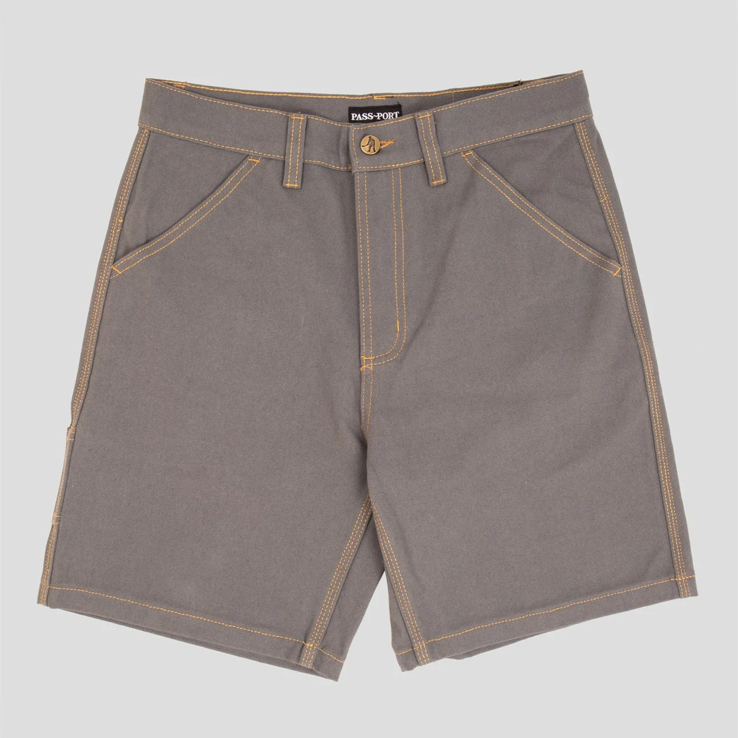 Chill Fit Design Reinforced Hemlines PASS~PORT "DIGGERS CLUB" SHORTS ASH - CONTRAST STITCH