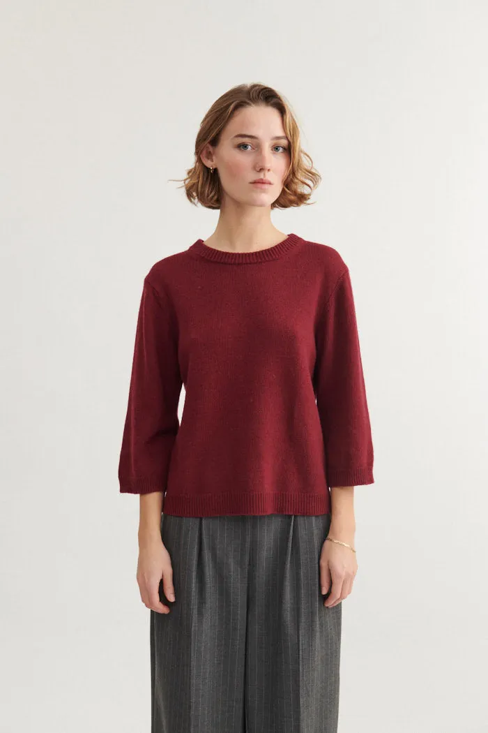Urban Look Cady 3/4 Sleeve - Bordeaux Truffle