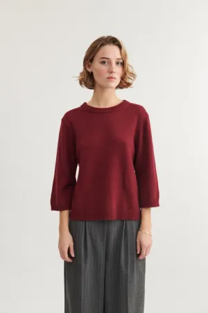 Urban Look Cady 3/4 Sleeve - Bordeaux Truffle