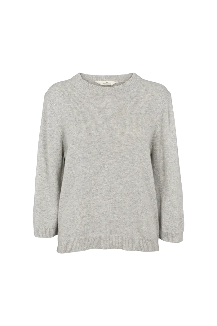 Cady 3/4 Sleeve - Light Grey Mel. Sublimation Print Resistant