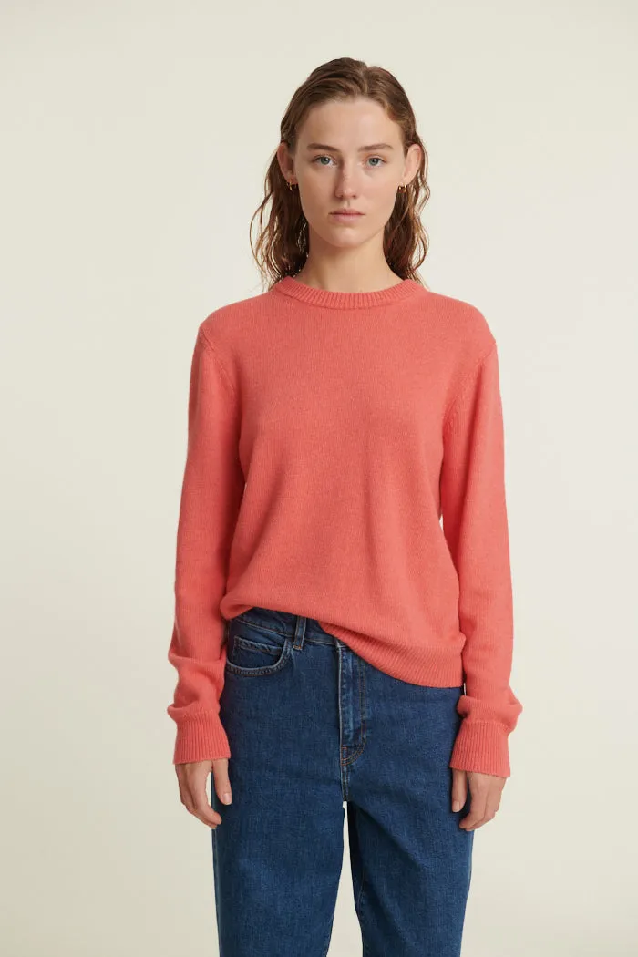 Oversized Collar Style Cady O-Neck - Conch Shell