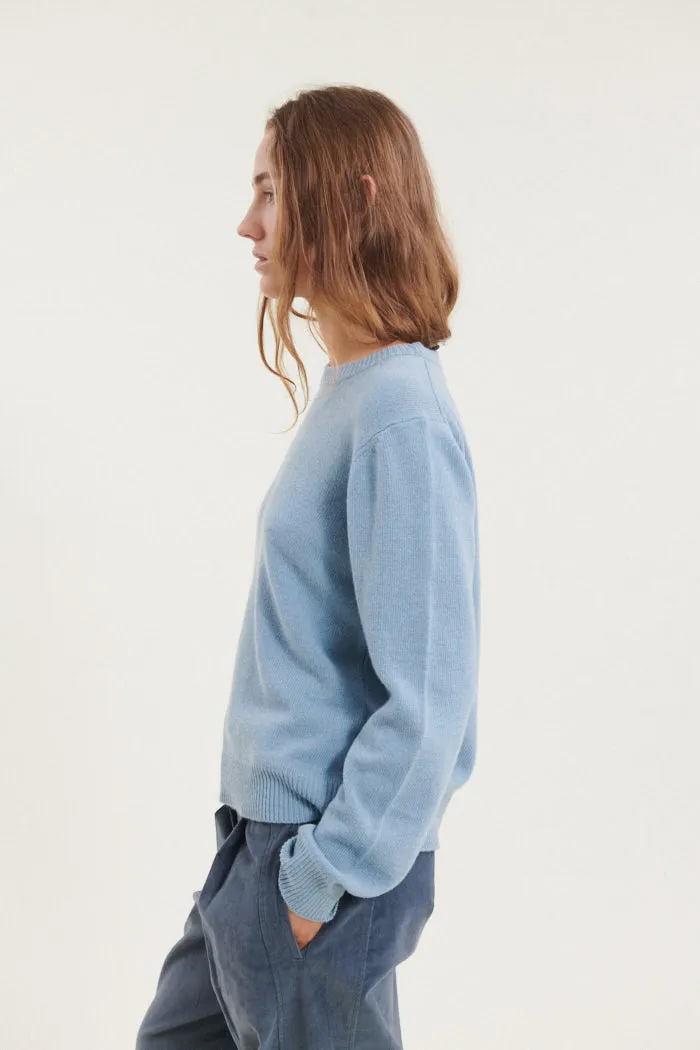 Layer Option Cady O-Neck - Windward blue