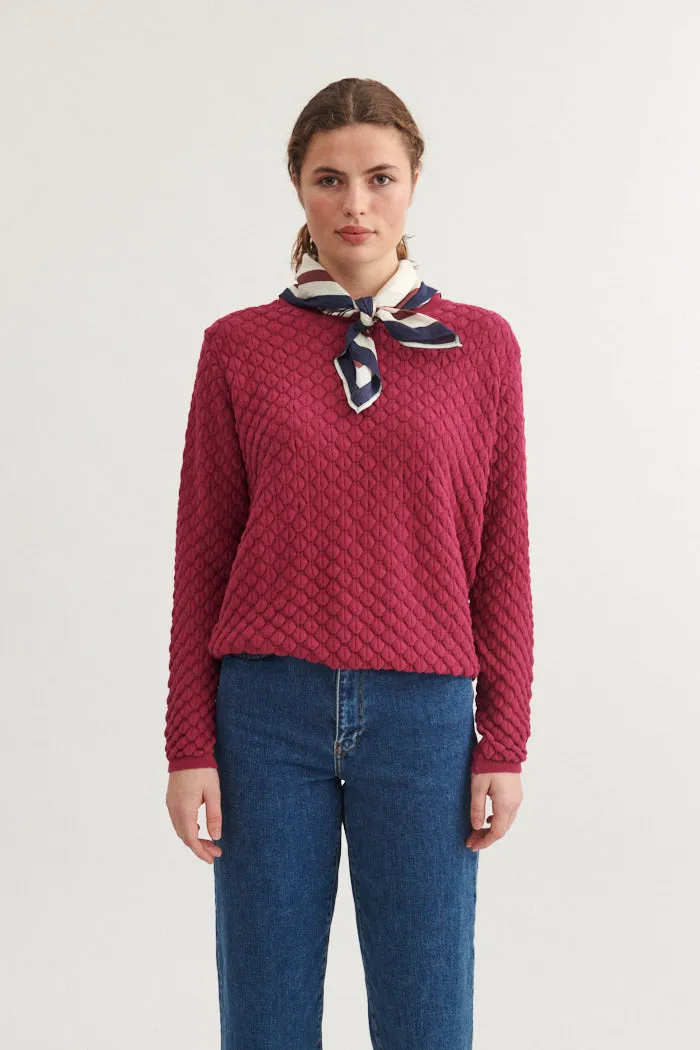 Camilla Sweater - Beaujolais Eco Conscious Production