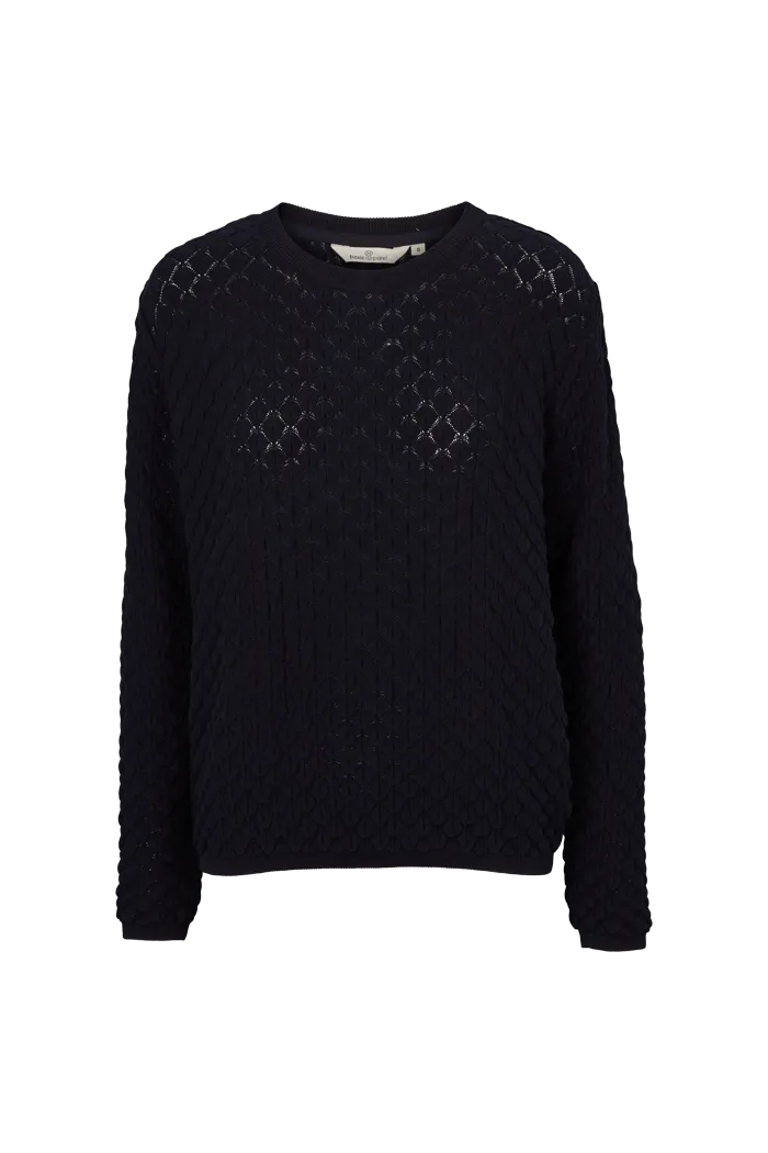 Camilla Sweater - Navy Web Glow Opaque Core