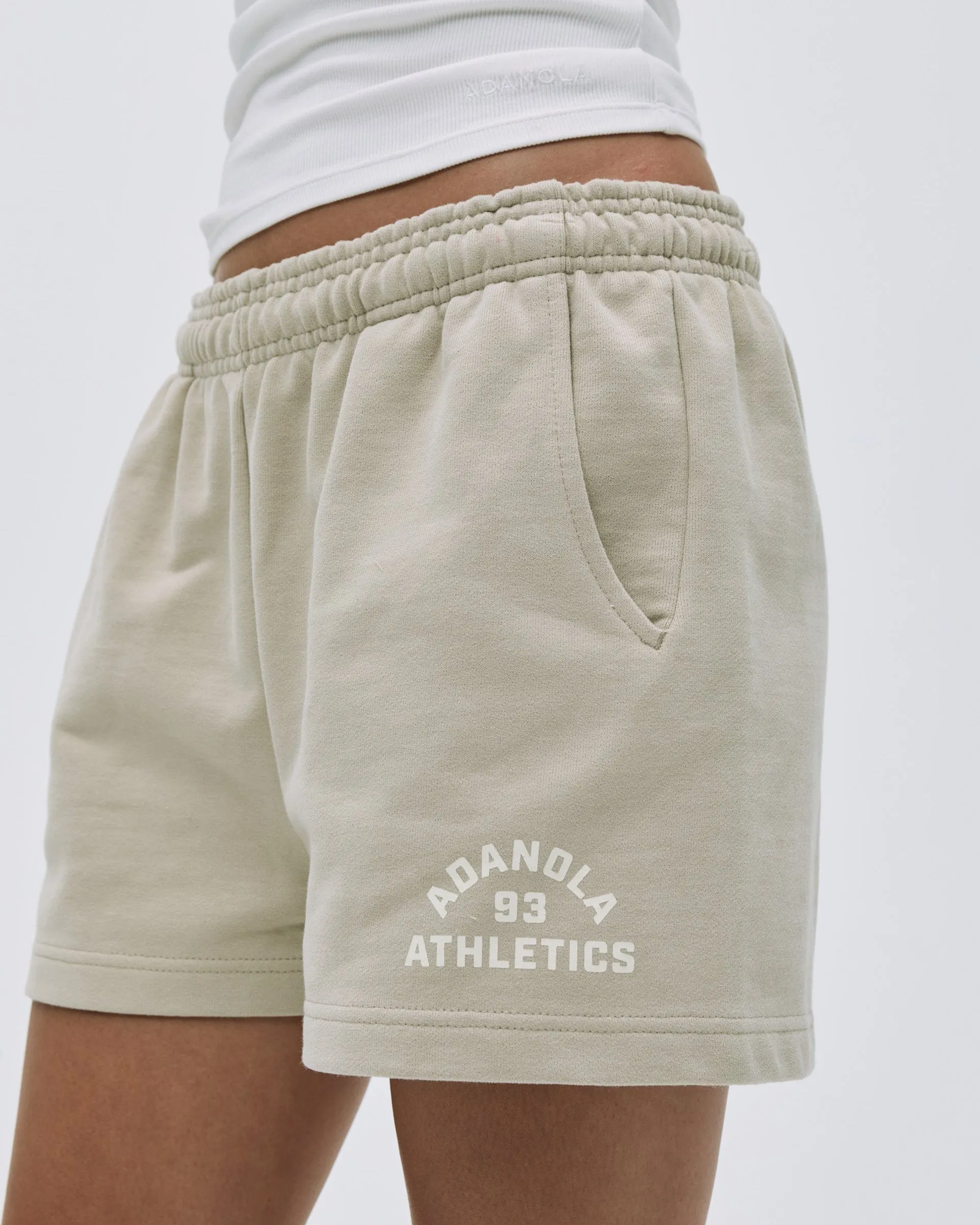 Campus Sweat Shorts  - Stone Skinny Fit