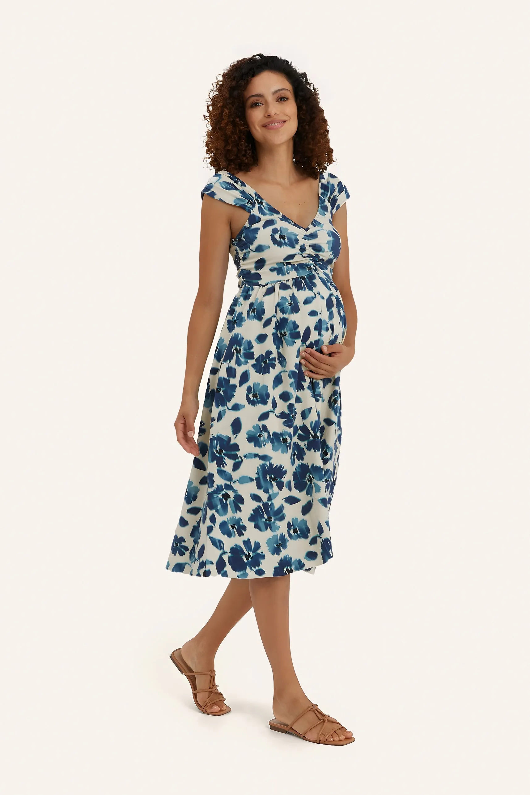 fashion for mom Functional Pockets Cheri Dress