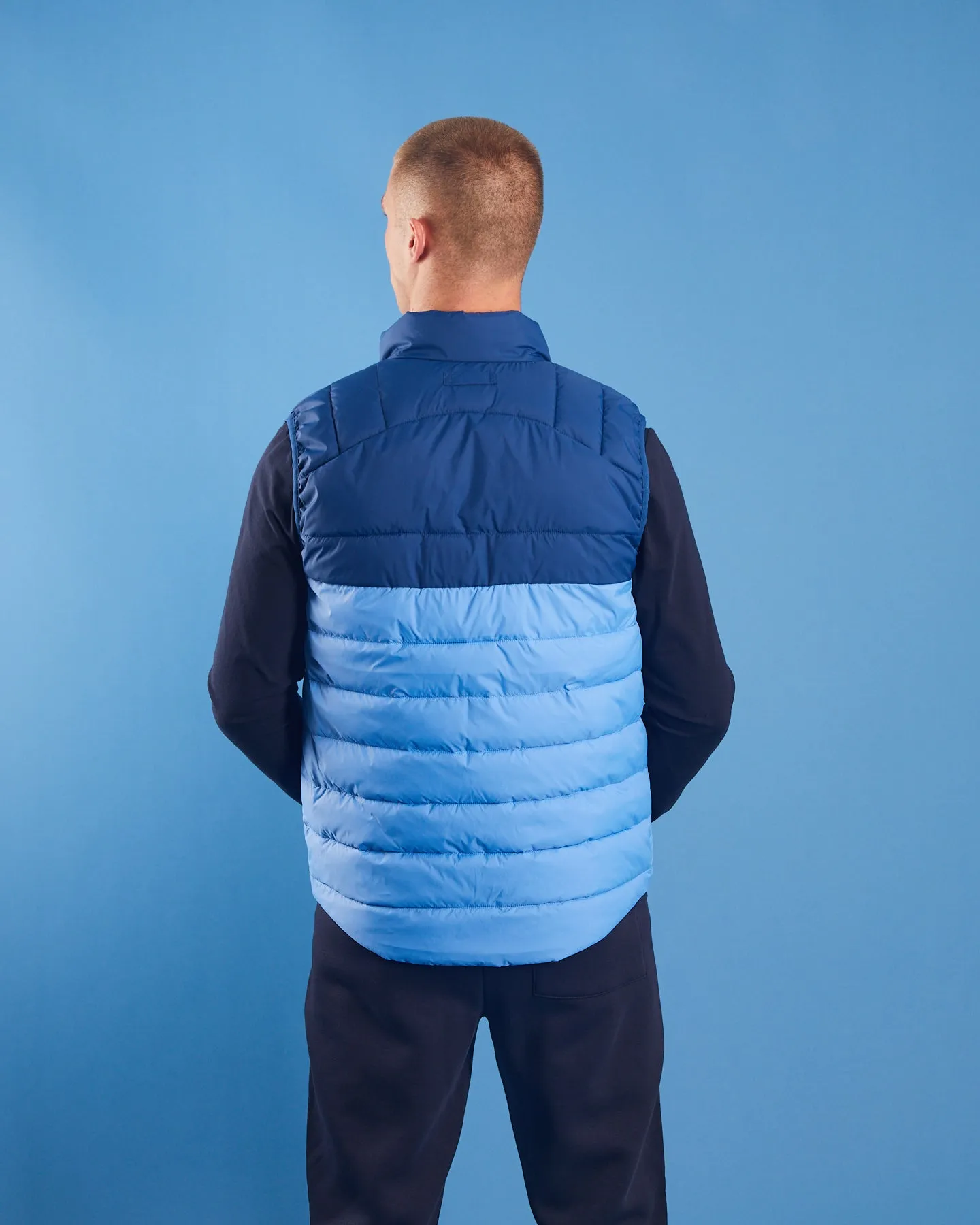 Thor Gilet Blue Spark Expandable Side Gussets Temperature Regulating Fabric