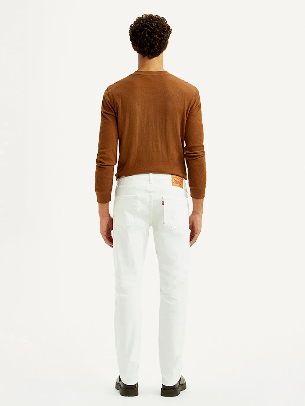 Premium Fit Men's 511 White Slim Fit Mid Rise Jeans