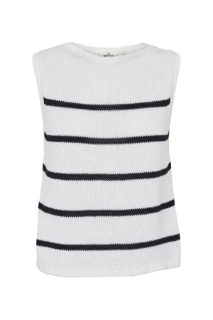 Autumn Layer Cia Vest - bright white / navy