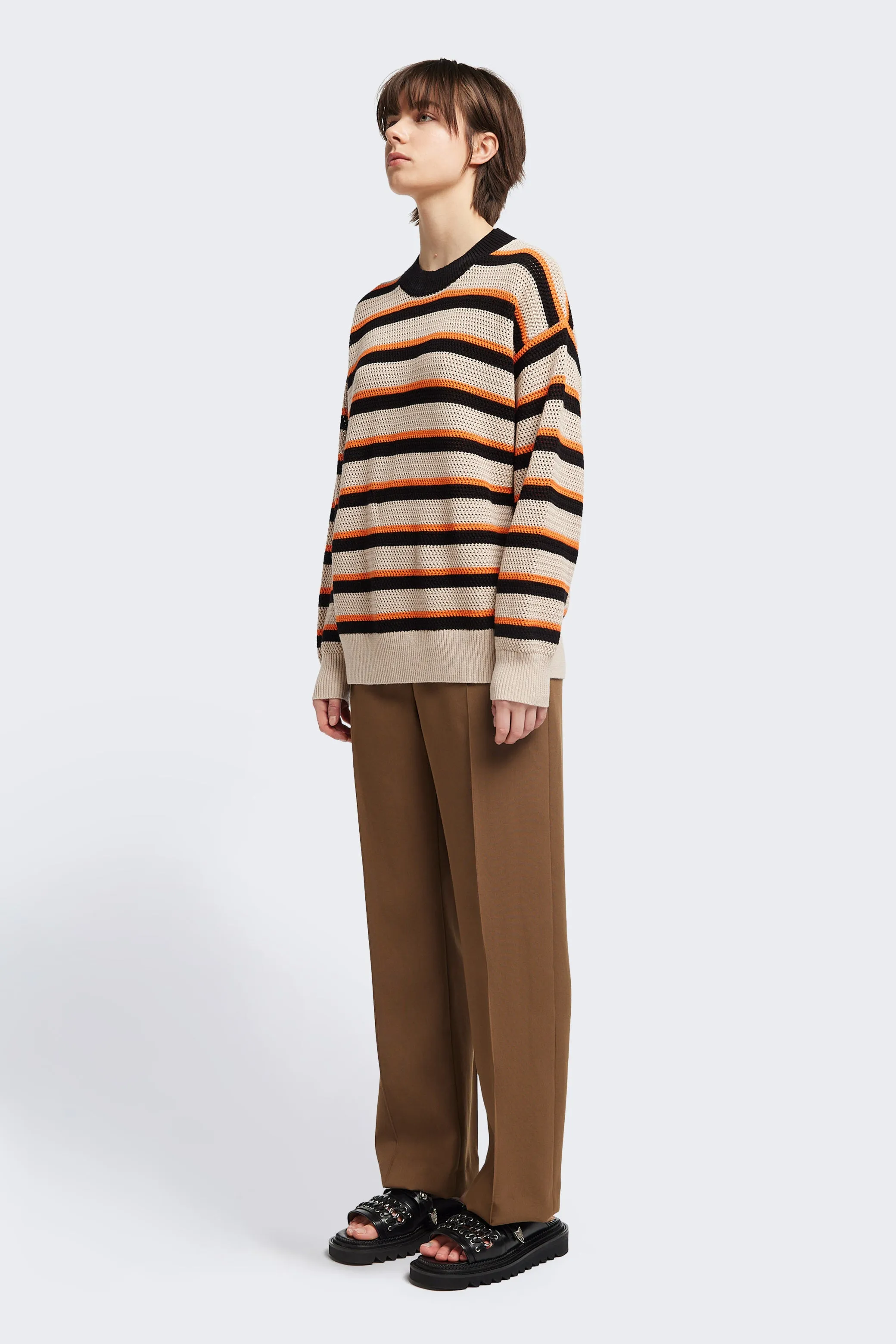 Outer Comfort Lakeside Crochet Sweater Stripe