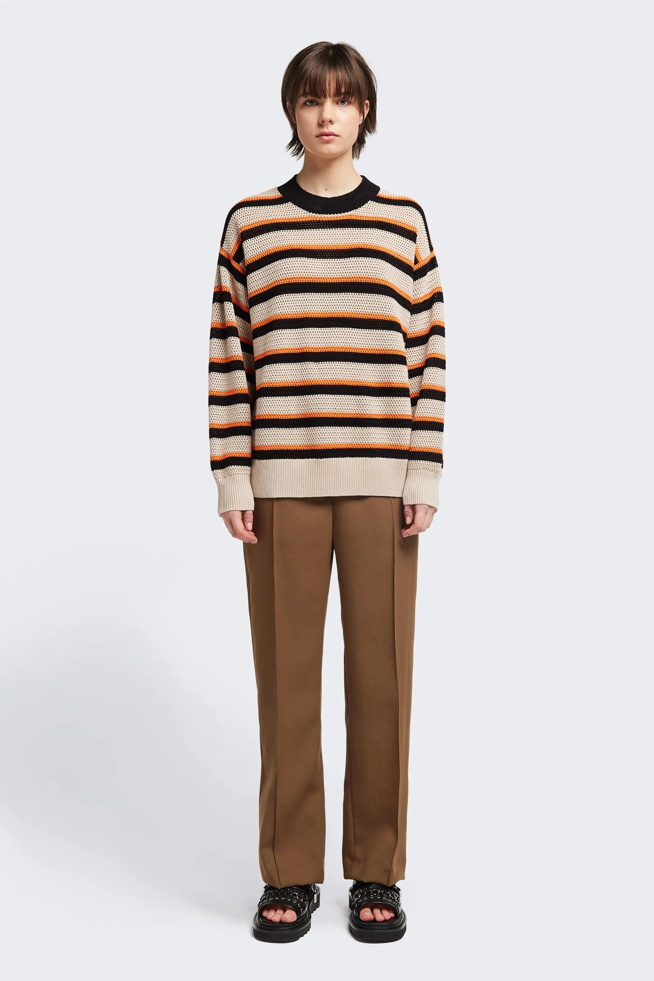 Clean Lines windy days Lakeside Crochet Sweater Stripe