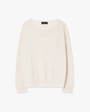 BOYFRIEND CASHMERE SWEATER Seamless Circular Knit
