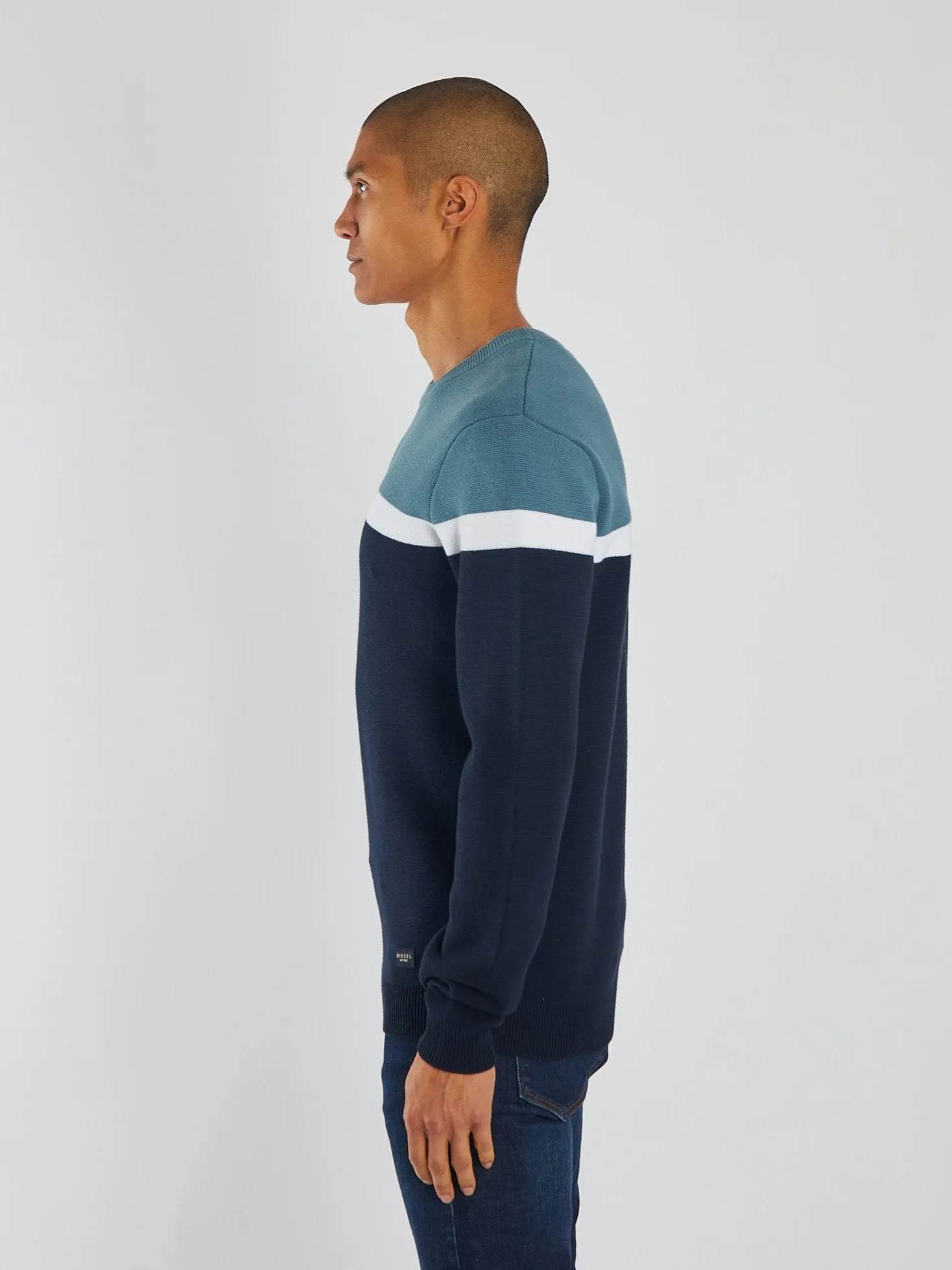 Multi purpose design Versatile Layered Vic Sweater Blue Haven