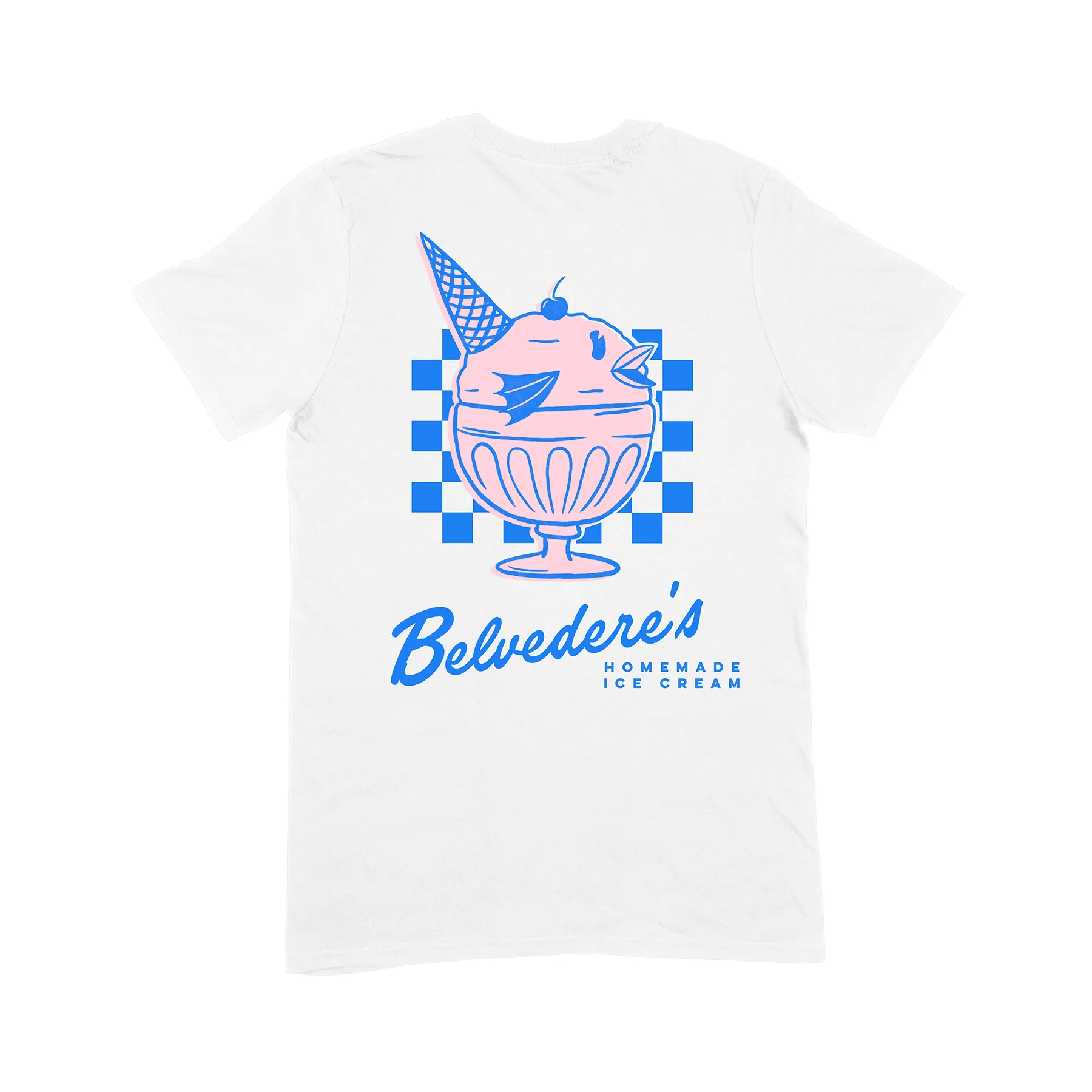NeutralTonesCollection Belvedere's Ice Cream Shop Tee (Vanilla)