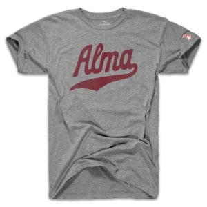Heather Jersey Material ALMA SCRIPT (UNISEX)