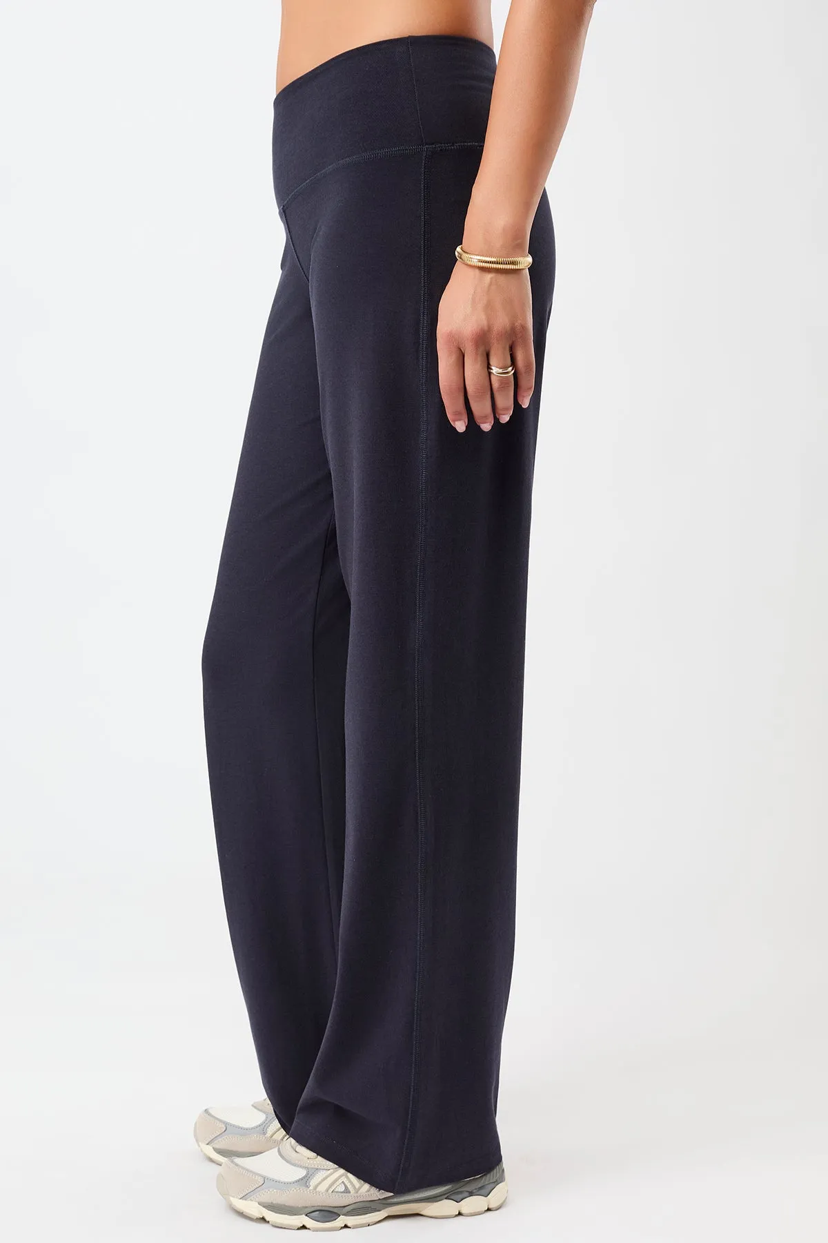 Wide Leg Pants - Night Sky Windproof Membrane