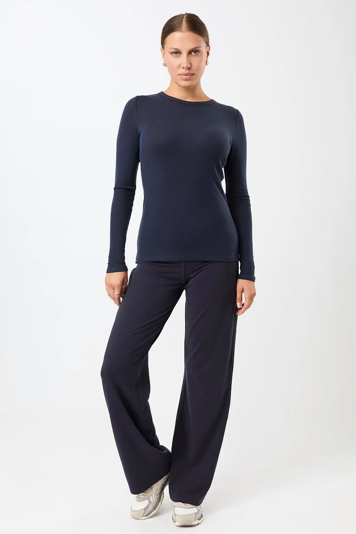 Wide Leg Pants - Night Sky Tall Length SeamlessPockets