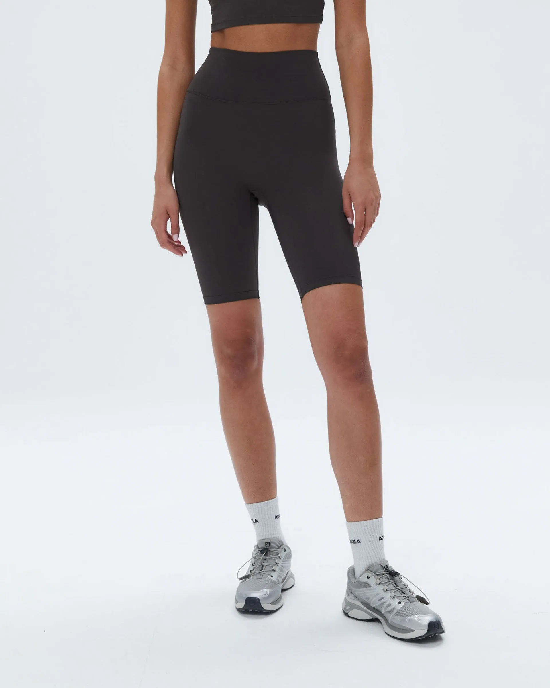 Ultimate Bike Shorts - Coffee Bean Flexible Layer Fit Sports Wear