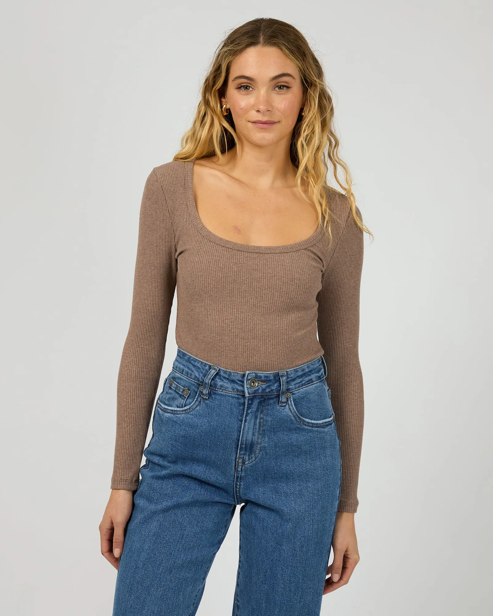 Summer Wardrobe Timeless Design Hazel Long Sleeve Brown