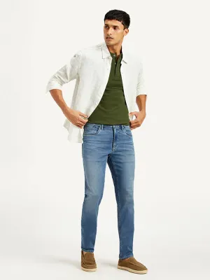 Men's Redloop 511 Blue Slim Fit Mid Rise Jeans Core Style