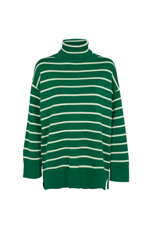 Minimal Comfort Winie T-Sweater - Green jacket / Birch