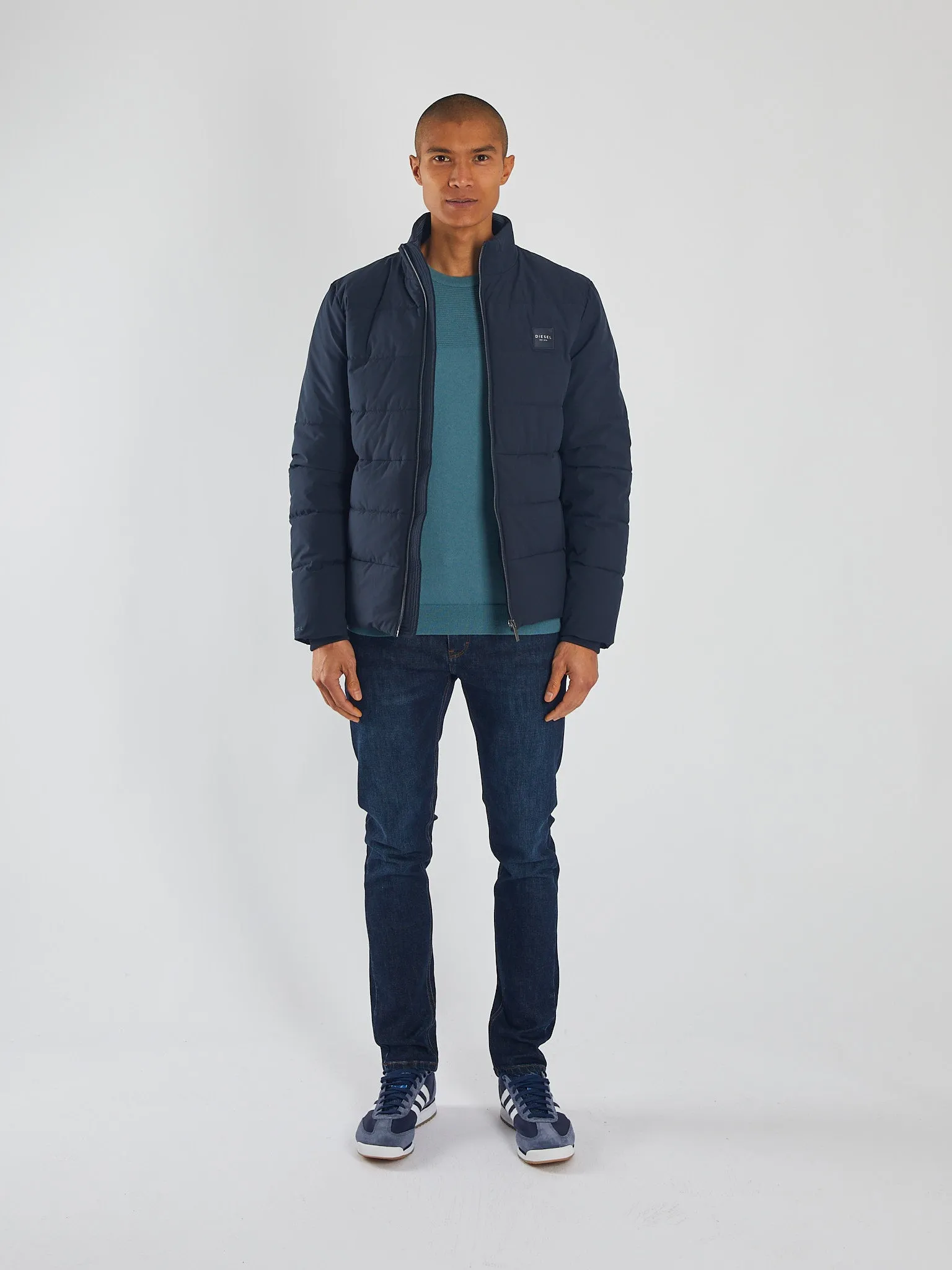 Turner Jacket North Navy Windproof Construction
