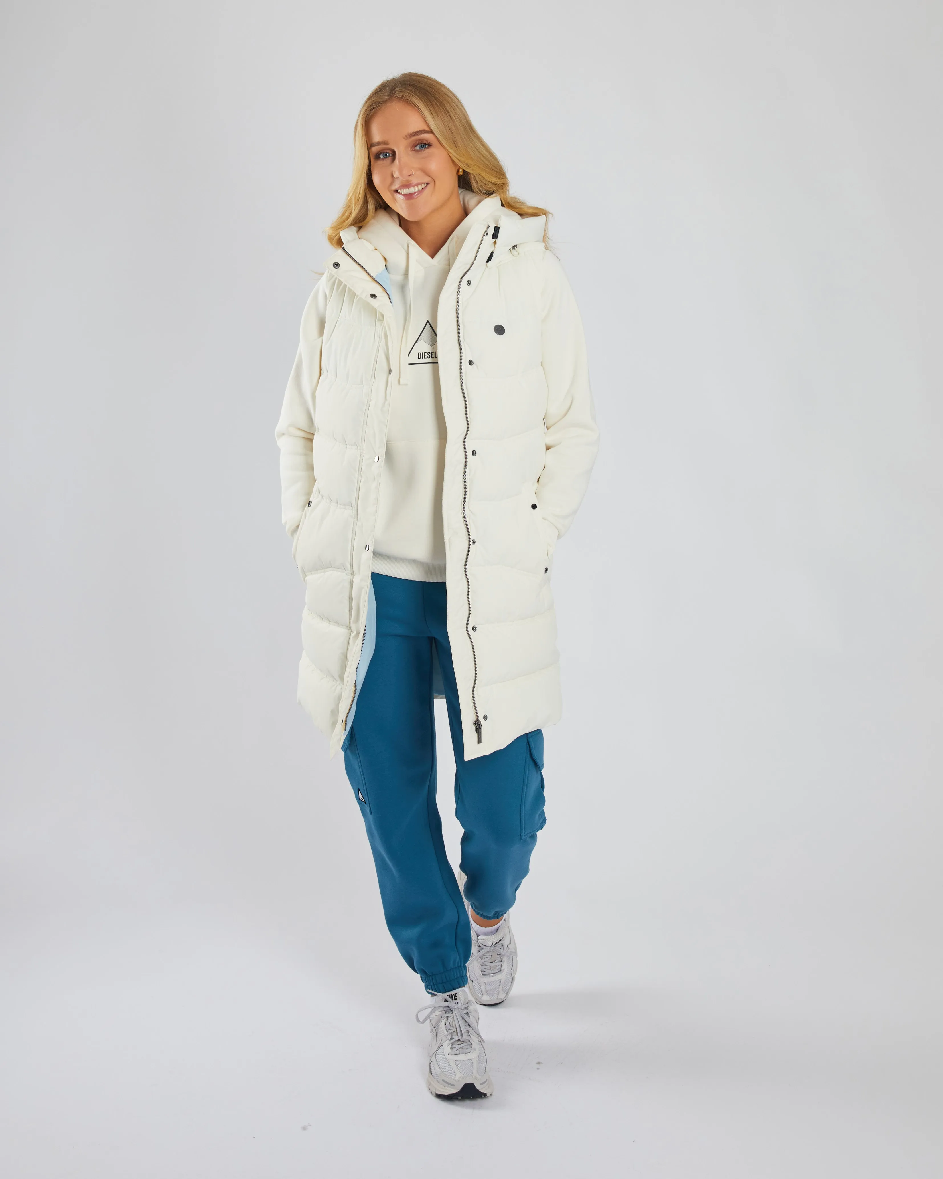 Light Protection Bena Gilet Powder White