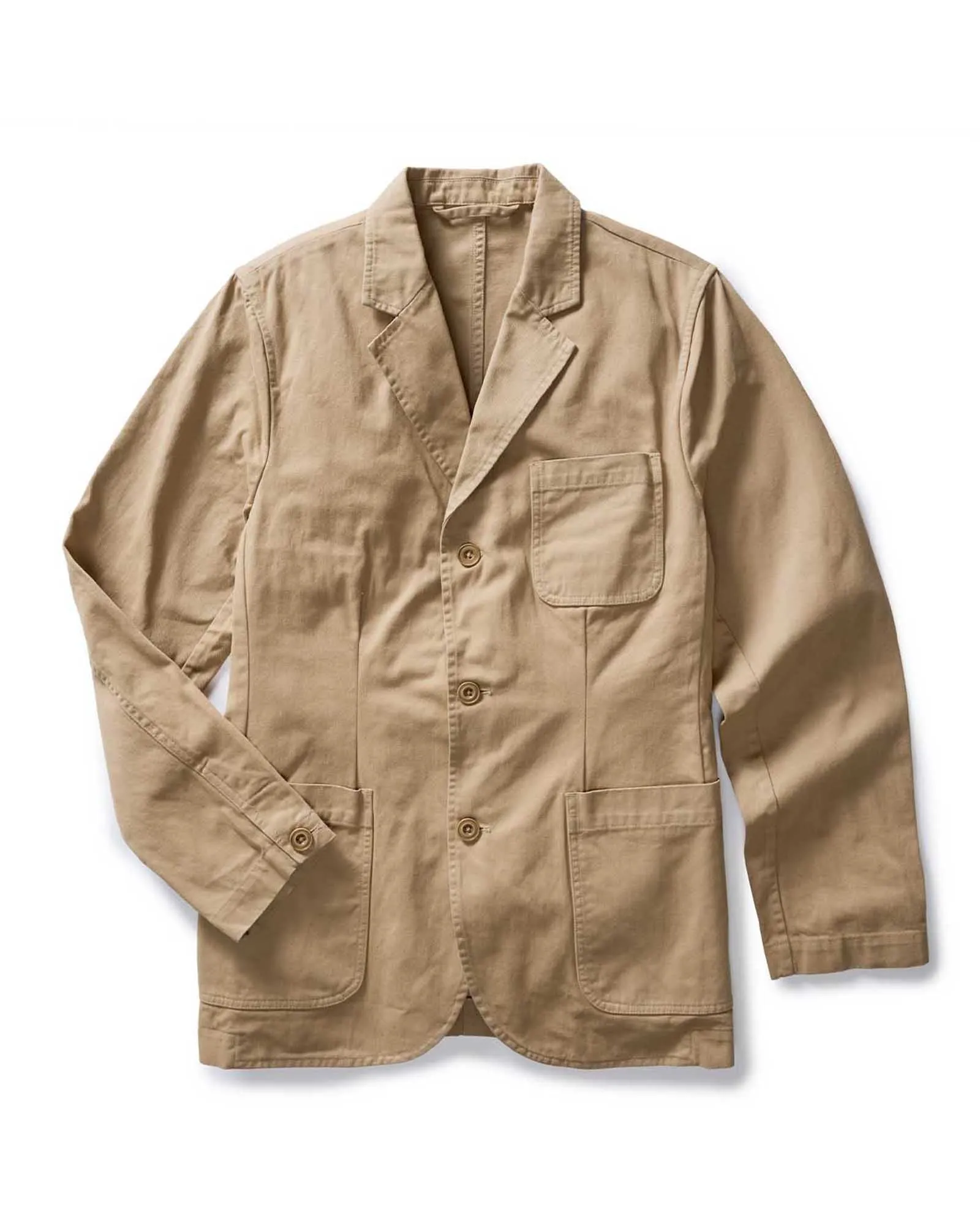 The Foundation Sportcoat in Organic Khaki Twill UV Protective