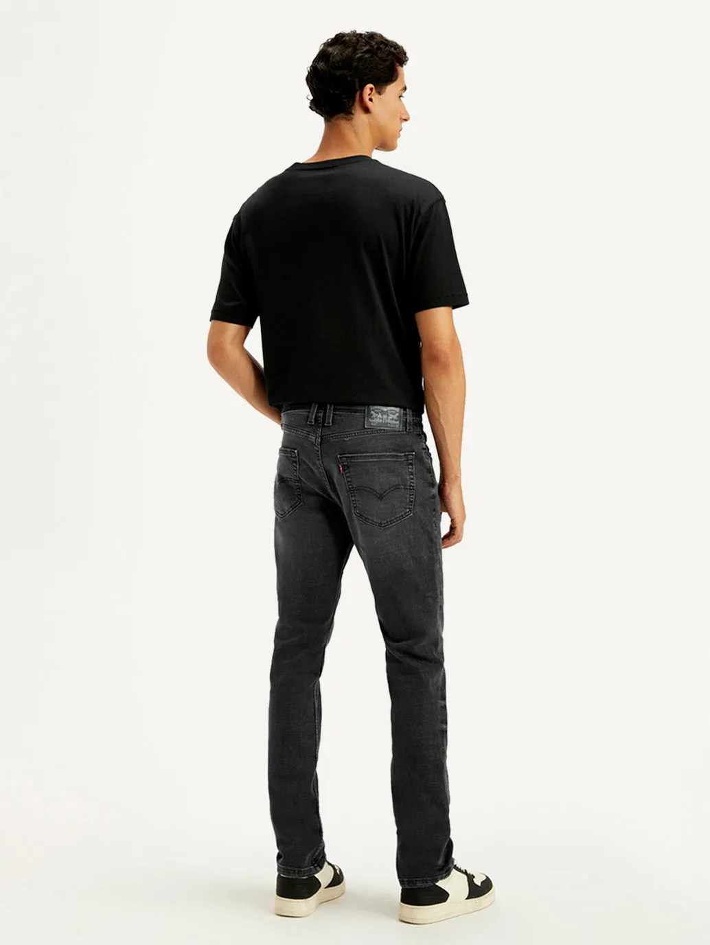 All Round Wear Men's 511 Charcoal Grey Slim Fit Mid Rise Jeans