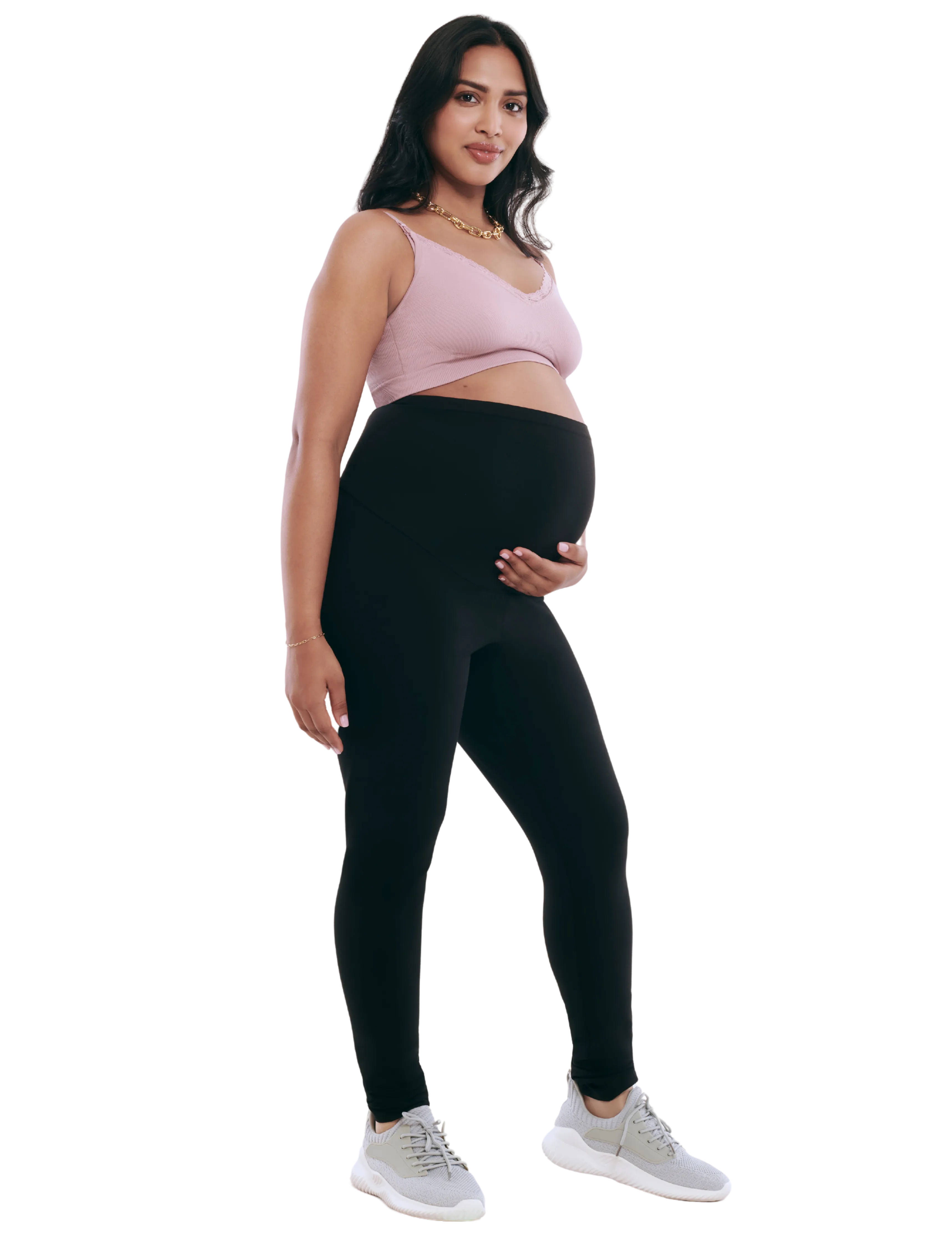 petite maternity discreet opening Core Legging
