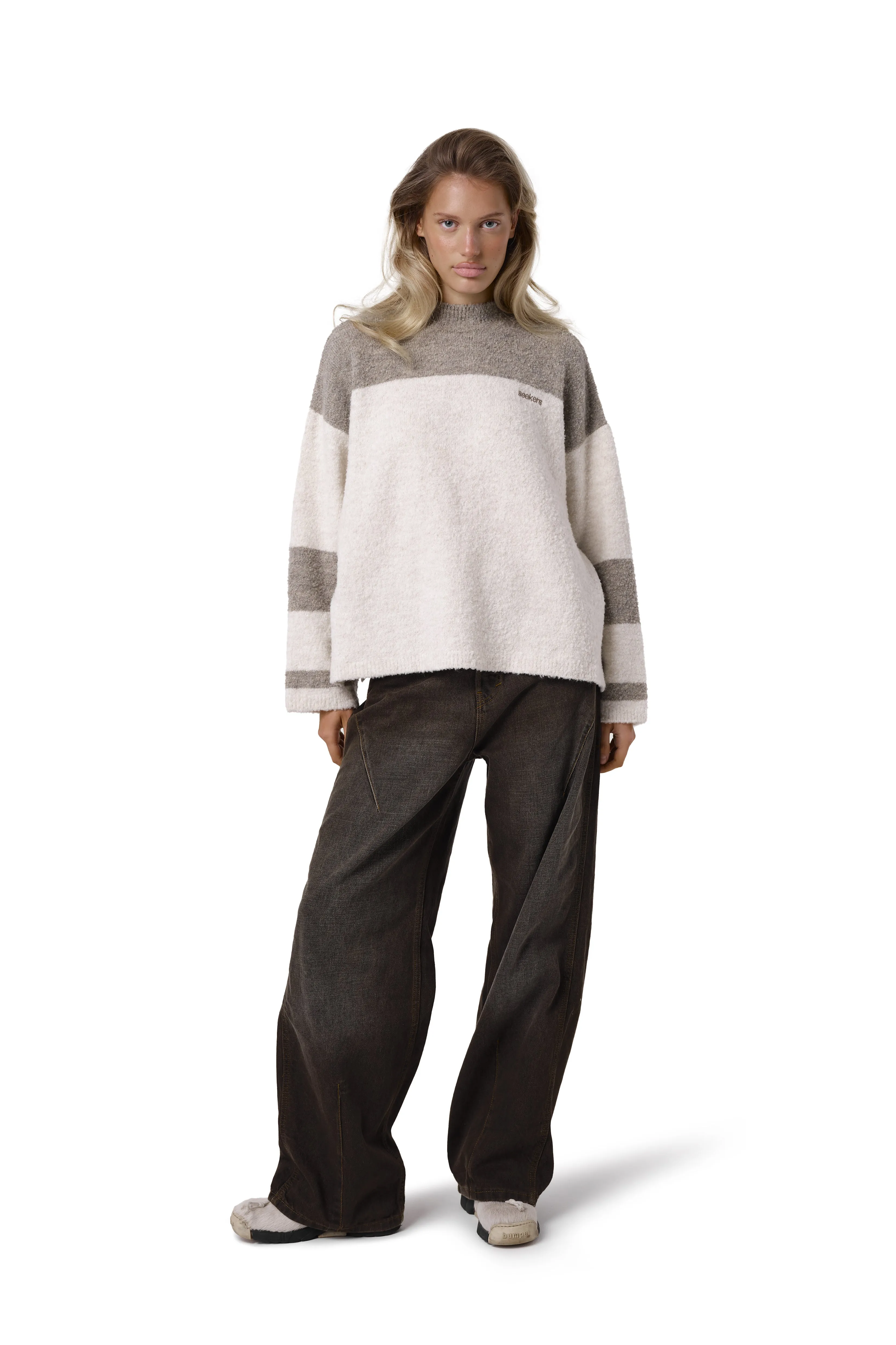 Cottage Knit Sweater Fresh Trend Seasonal Wear