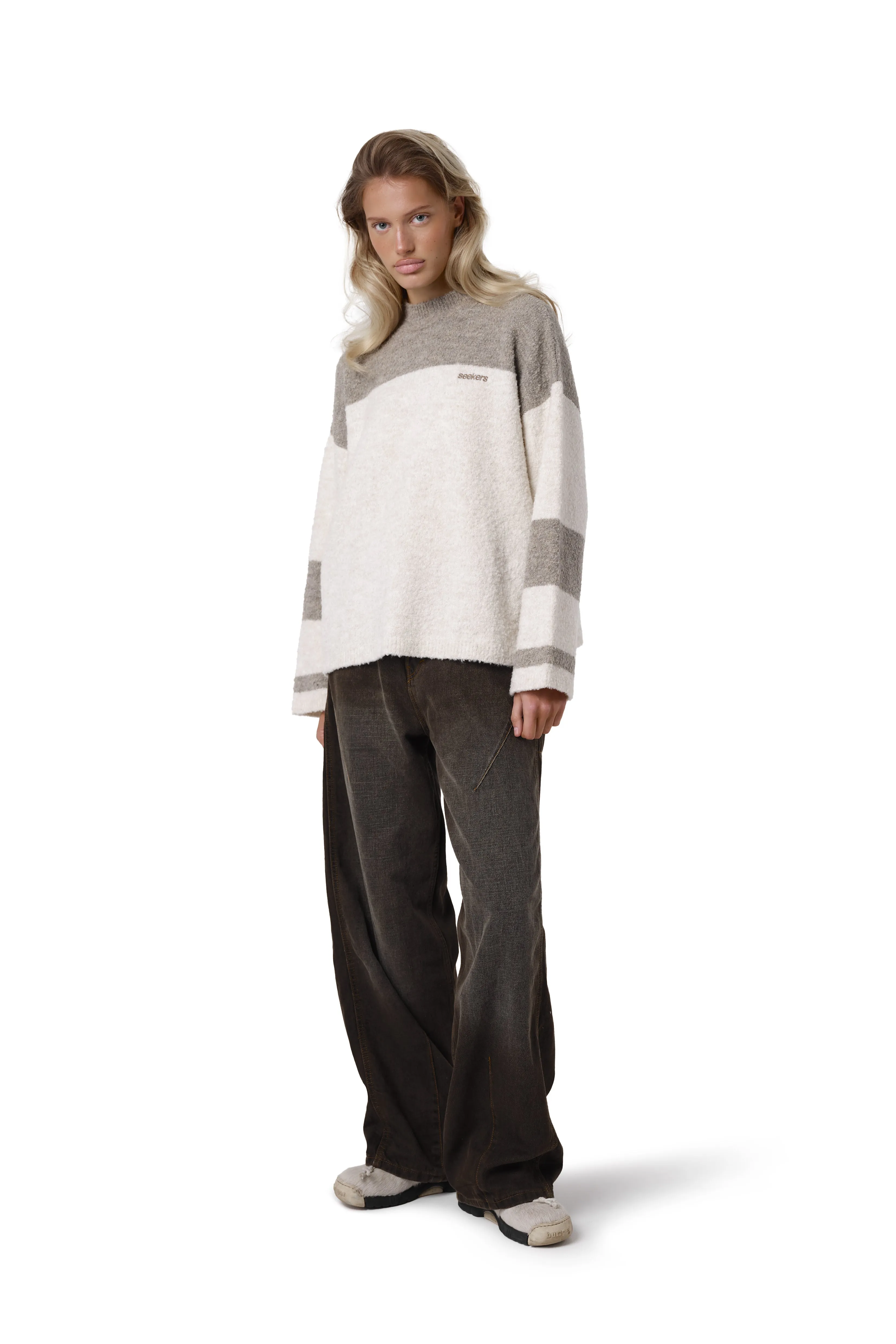 Home Comfort Smooth Seam Cottage Knit Sweater