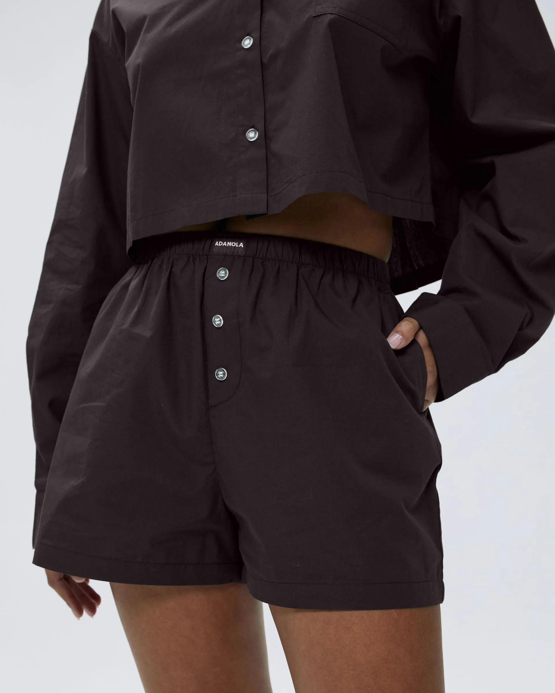 Dynamic Flex Zones Cotton Boxer Shorts - Coffee Bean