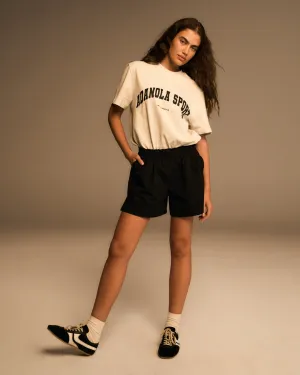 Cotton Shorts - Black Stay Cool Wear