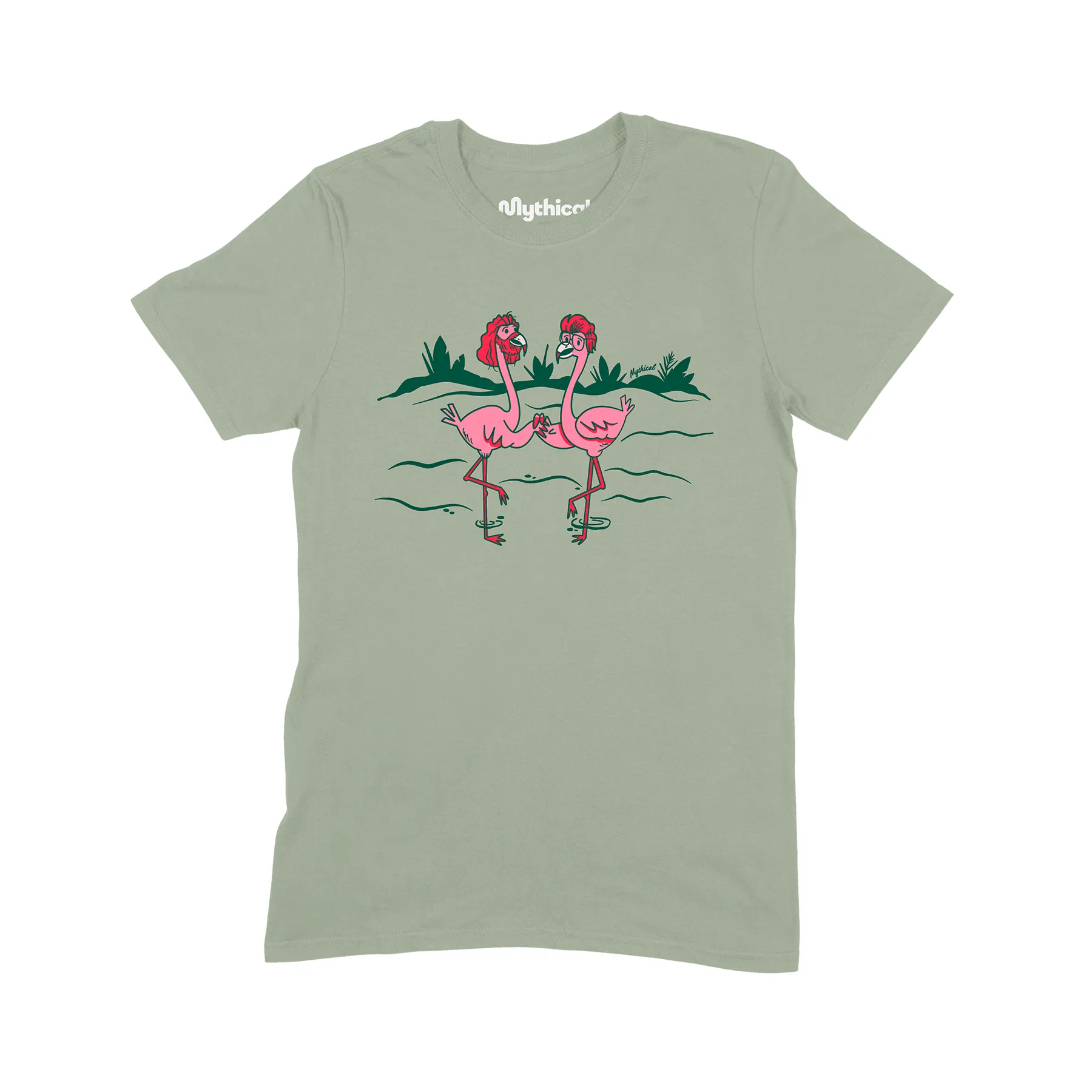 Fl-amigos Tee (Sage) Soft Layering Plus size clothing
