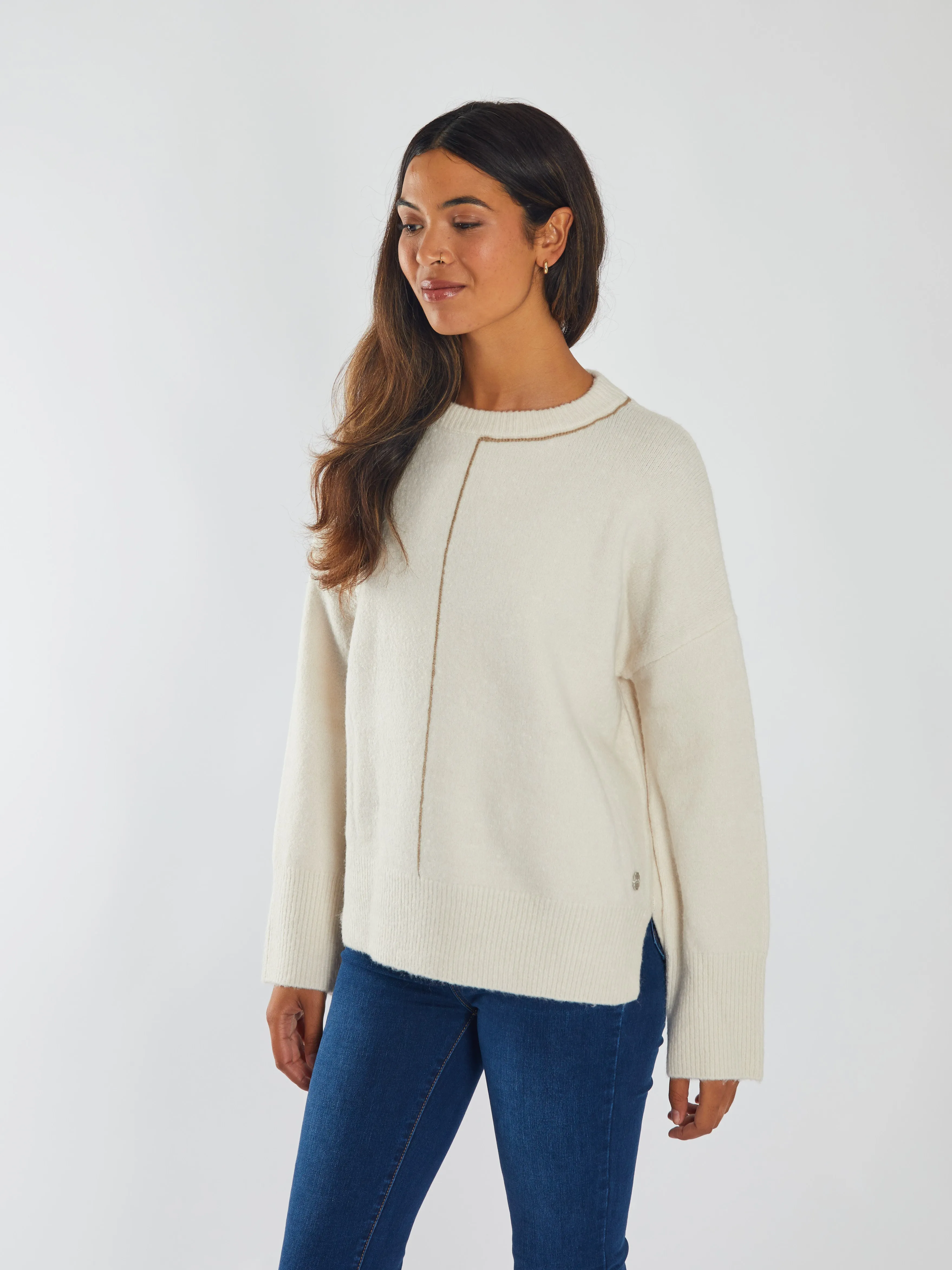 Memphis Knit Stone White Day Wear