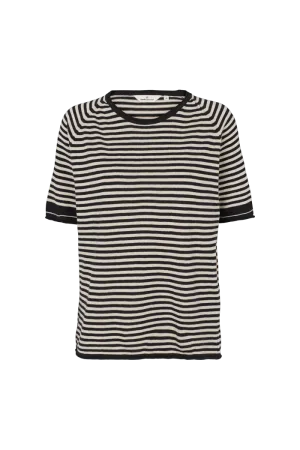Soya SS Mini Stripe - Whisper White/Black Low Maintenance