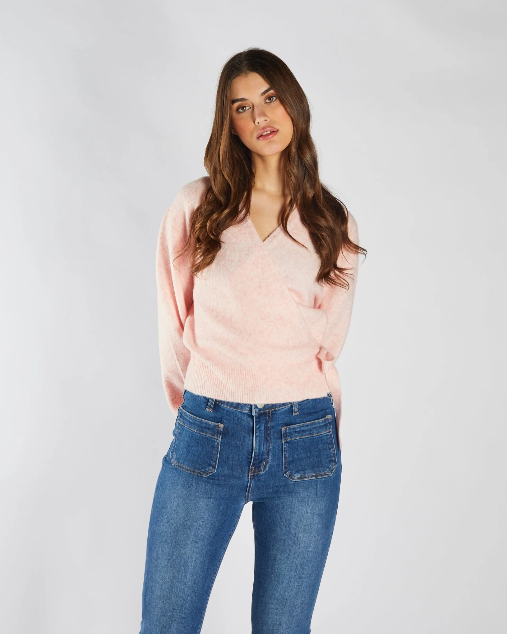 Feliza Knit Pink Garment Washed