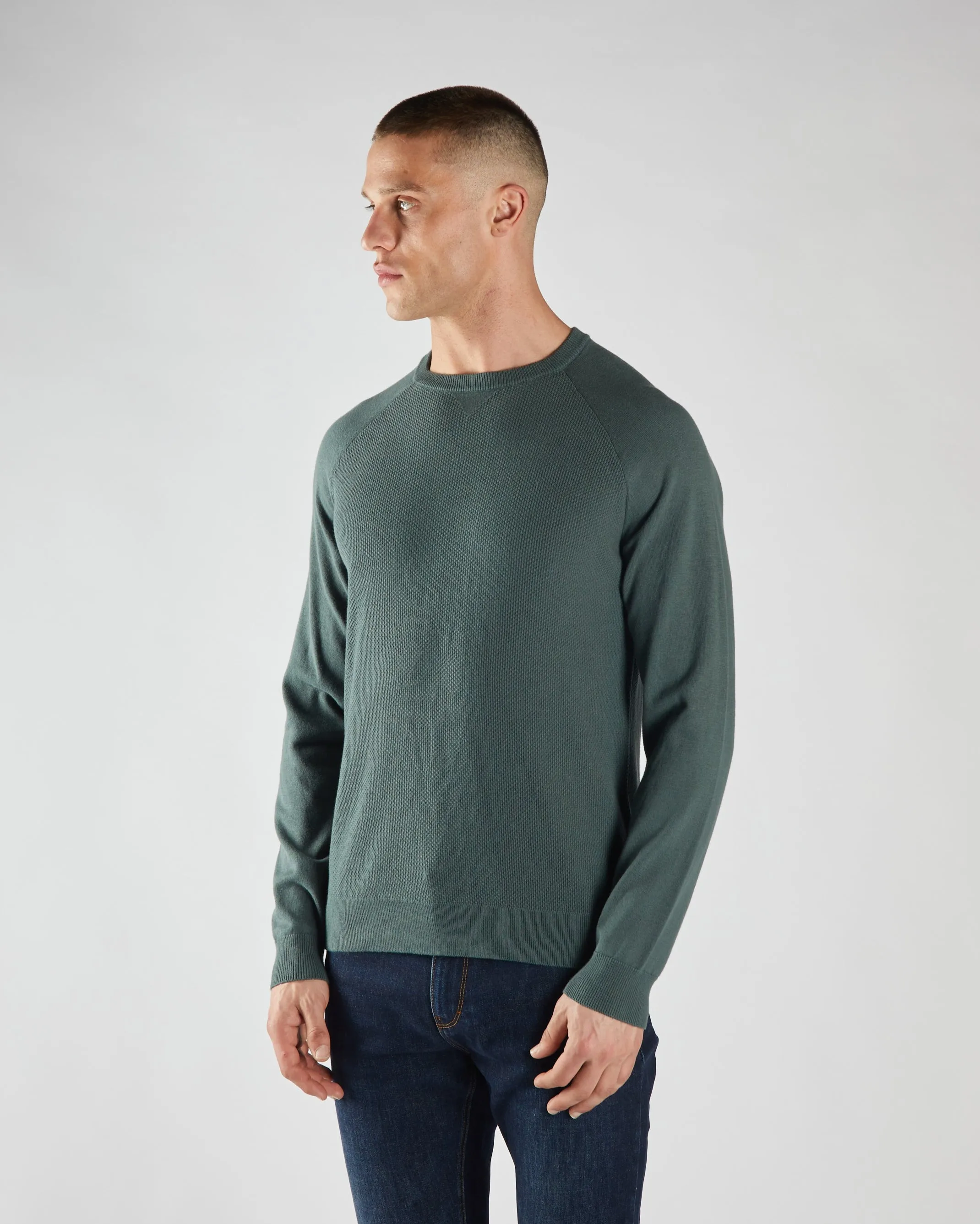 Home Warmth Preston Sweater Lawn Green