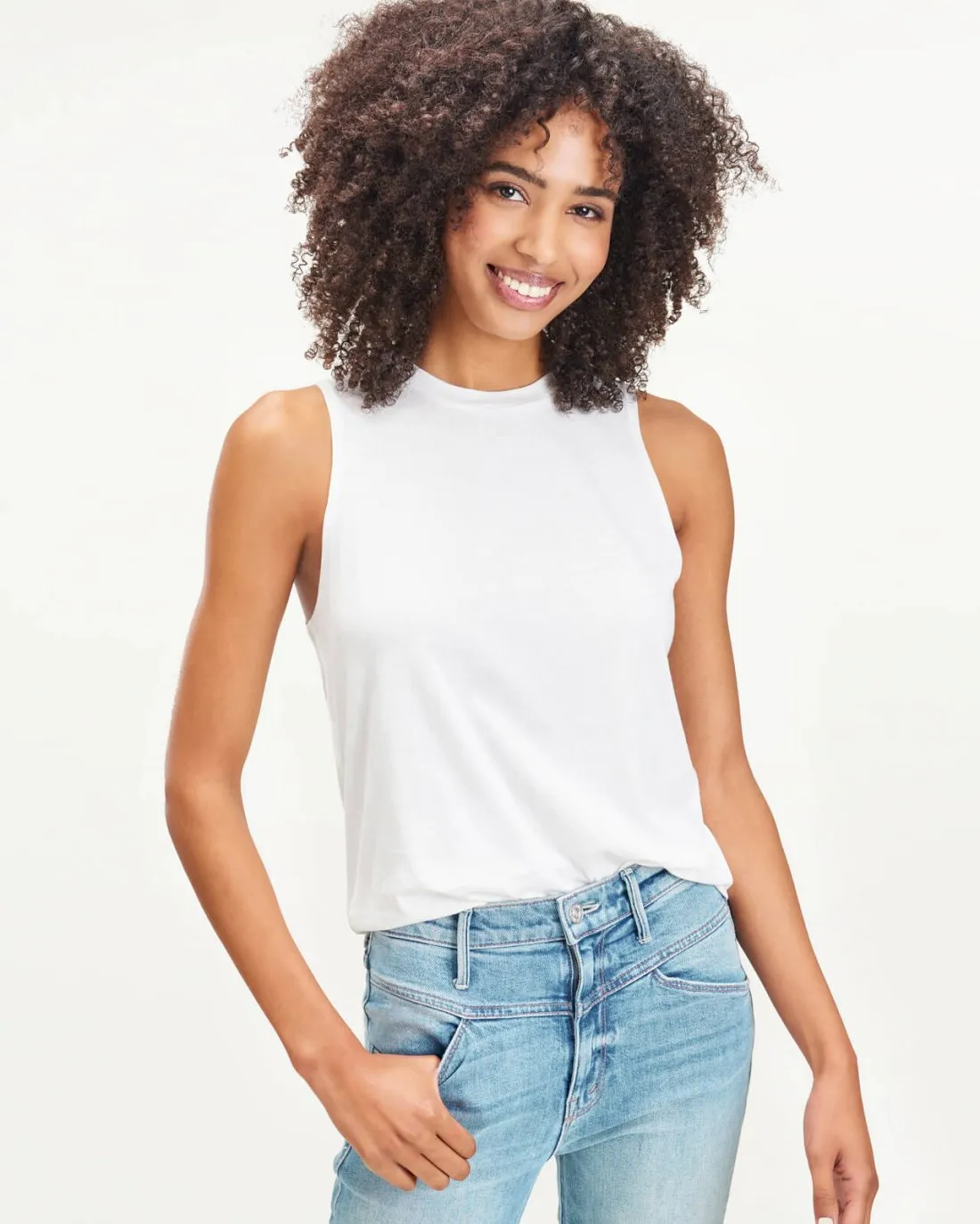 Sustainable Production Process Comfy Waistband Davie Tank