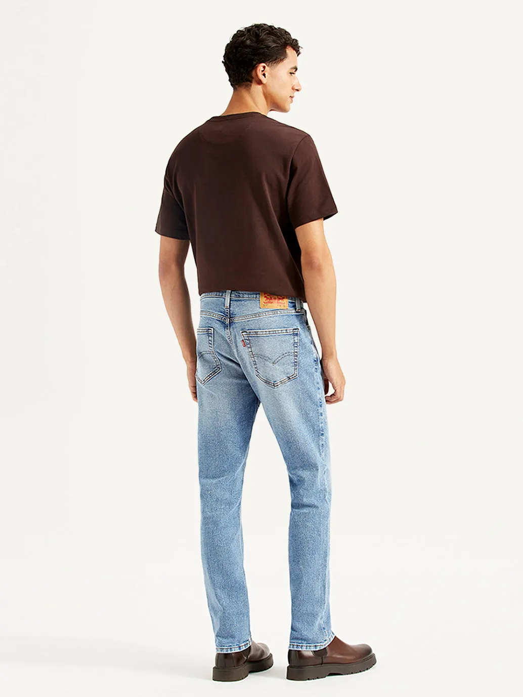 Minimal Aesthetic Men's 511 Light Blue Slim Fit Mid Rise Jeans