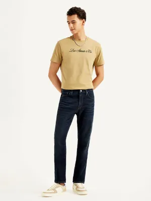 True Comfort Low Maintenance Denim Men's 511 Navy Blue Slim Fit Mid Rise Jeans