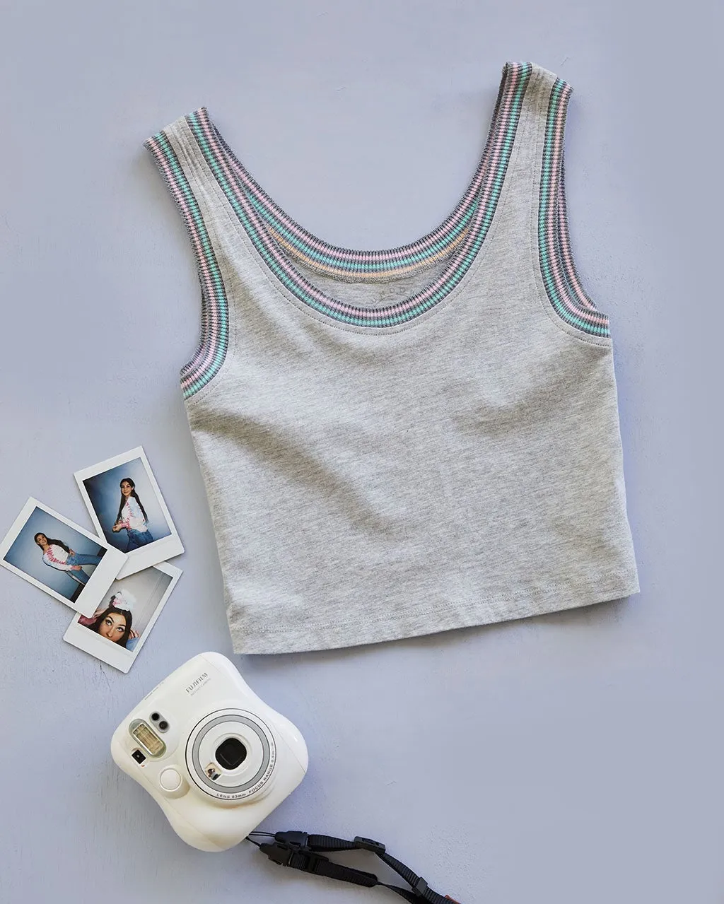 Del Ray Tank Circular Knit Design