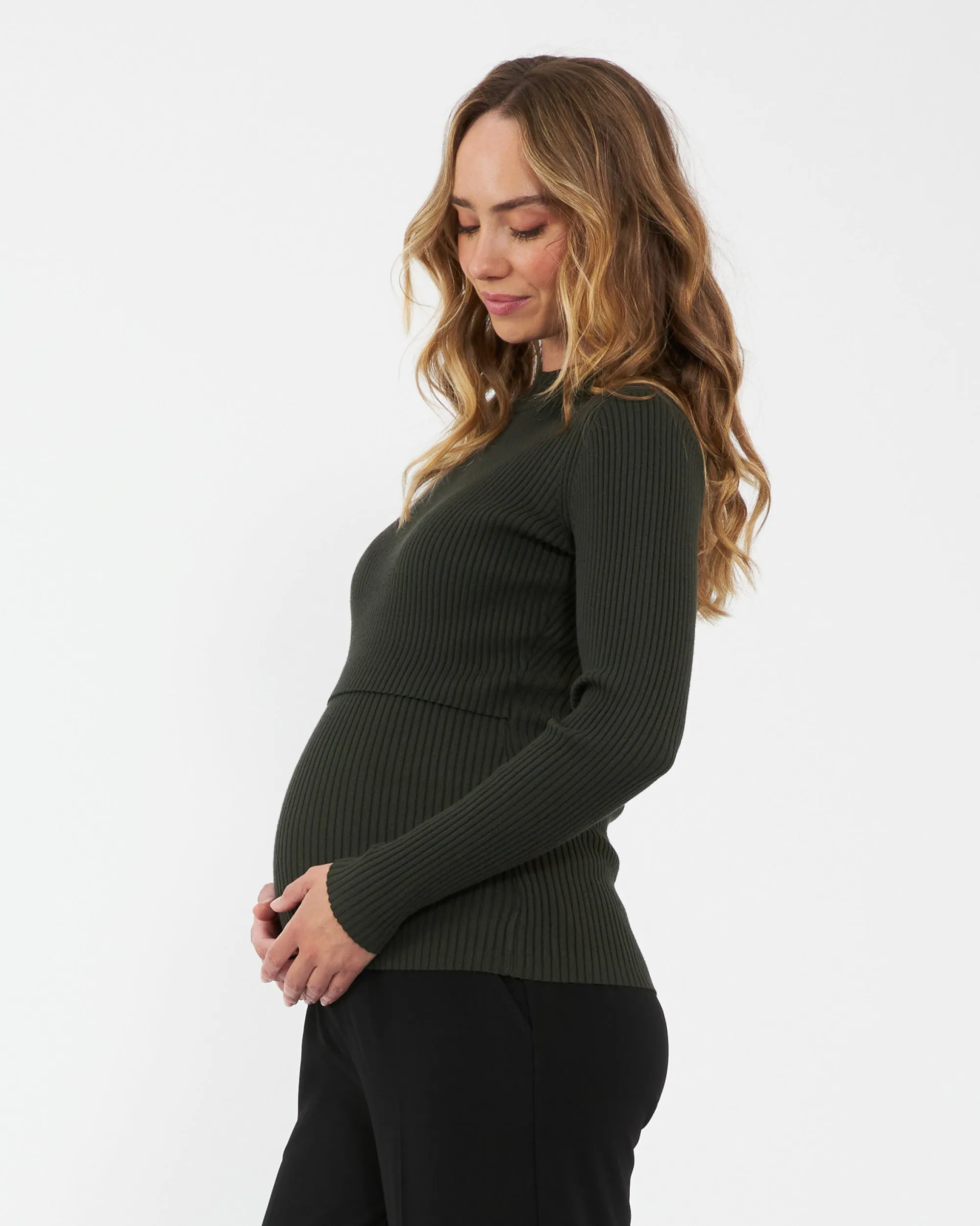 Lift Up Nursing Knit  Ivy maternity swimwear