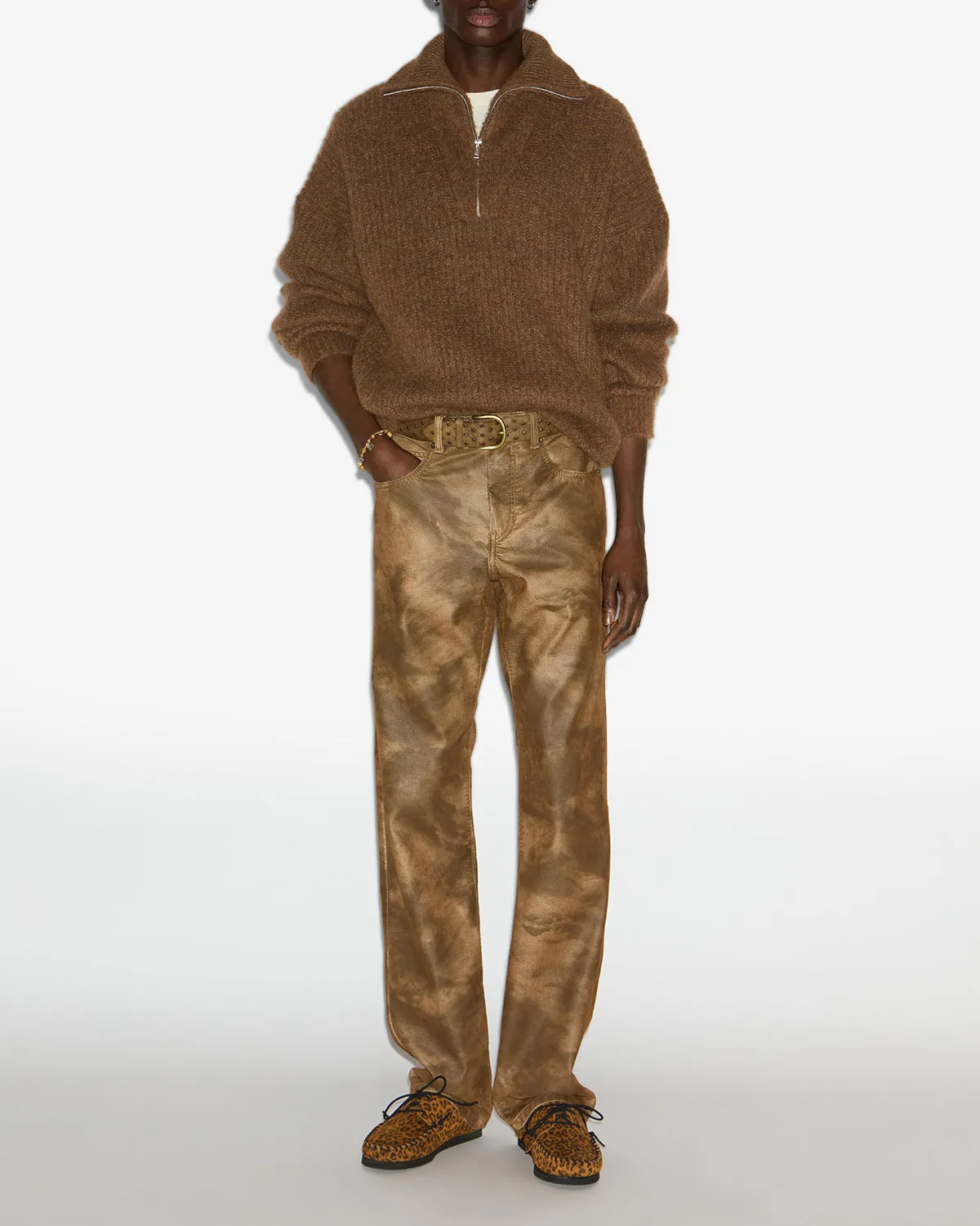 DINAN SWEATER Functional Drape Flexible Waistband