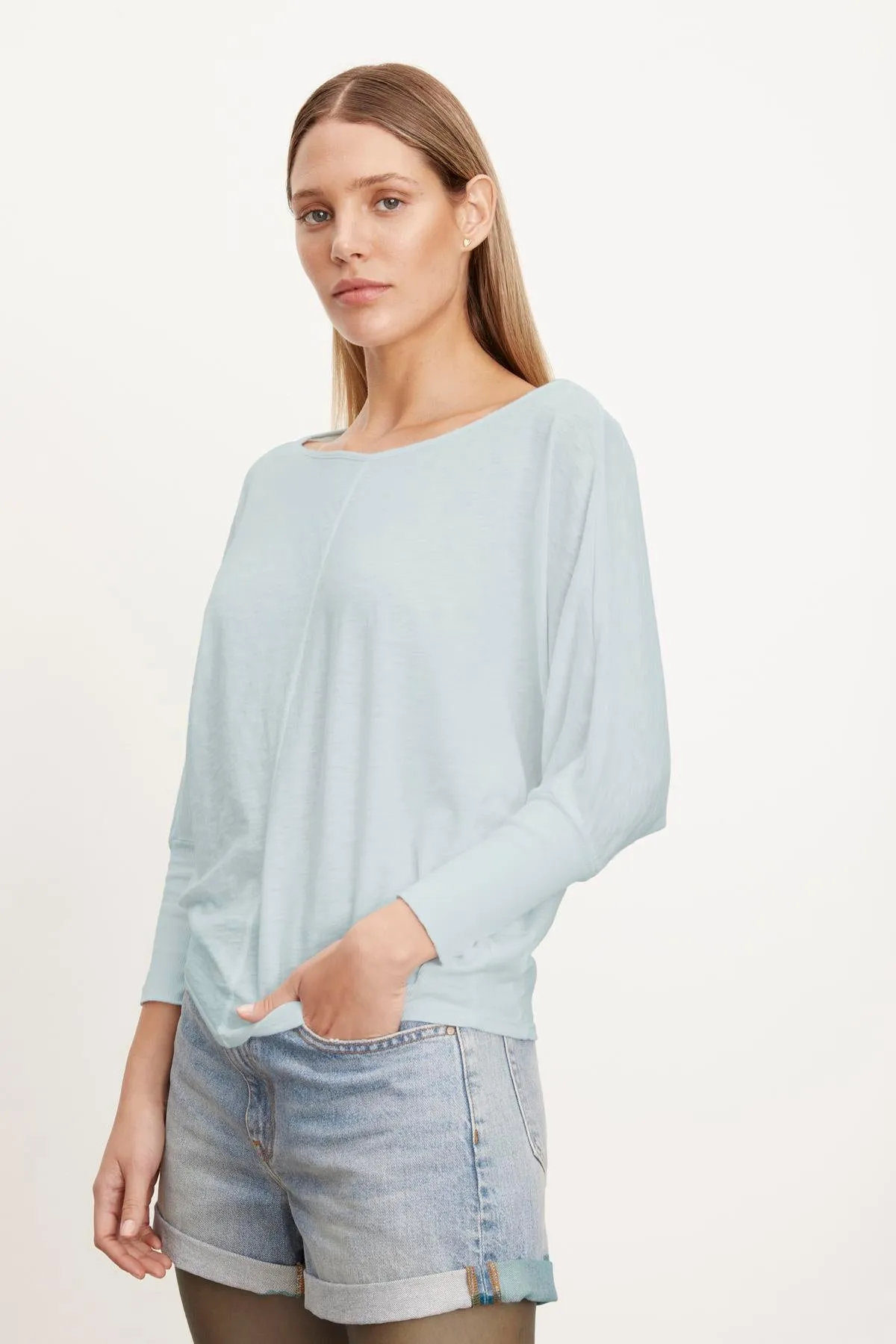 Resort Wear Casual Elegance JOSS DOLMAN SLEEVE TEE