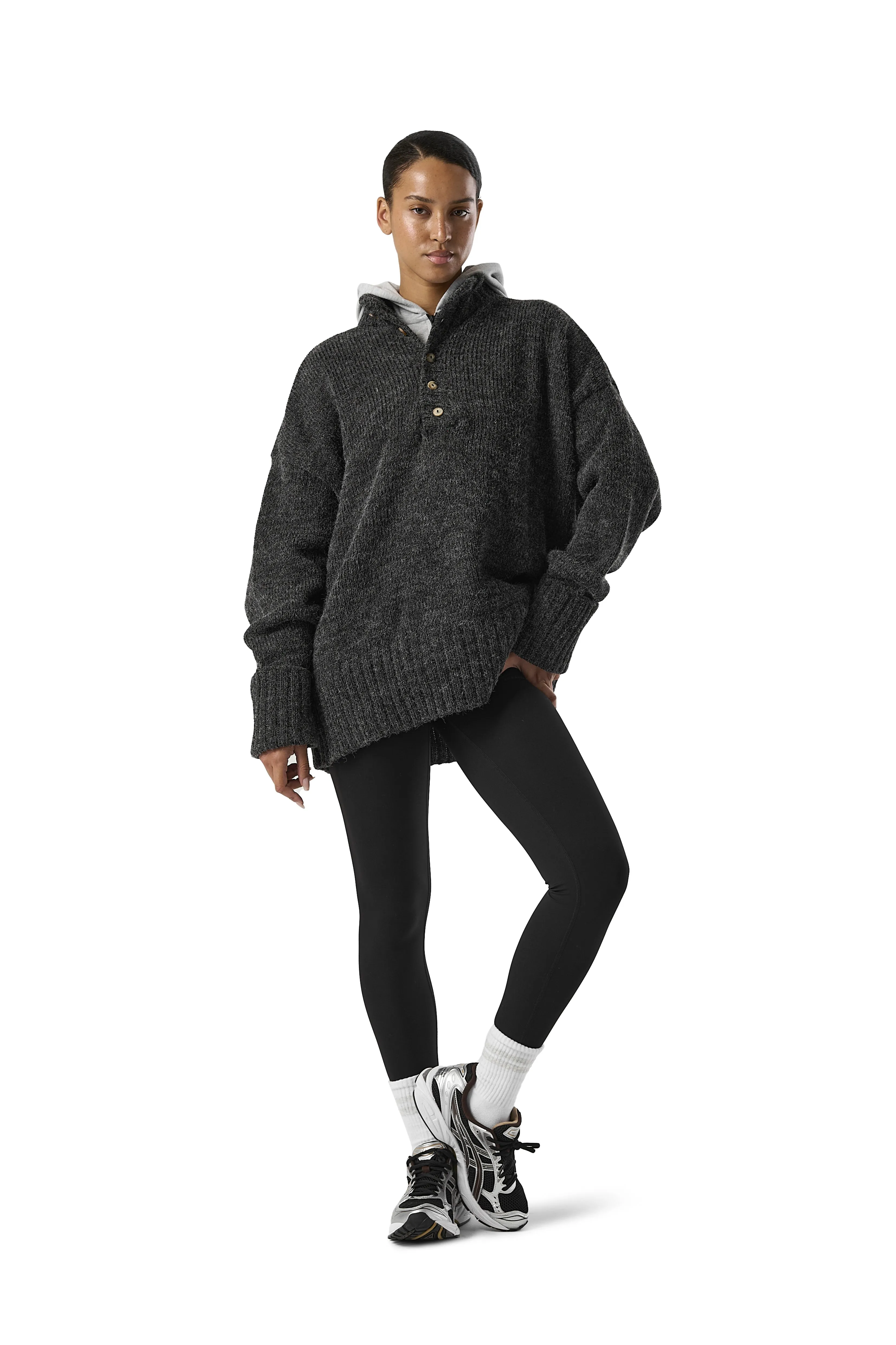 Flexible Side Gusset DOUGIE Oversized Knit Sweater