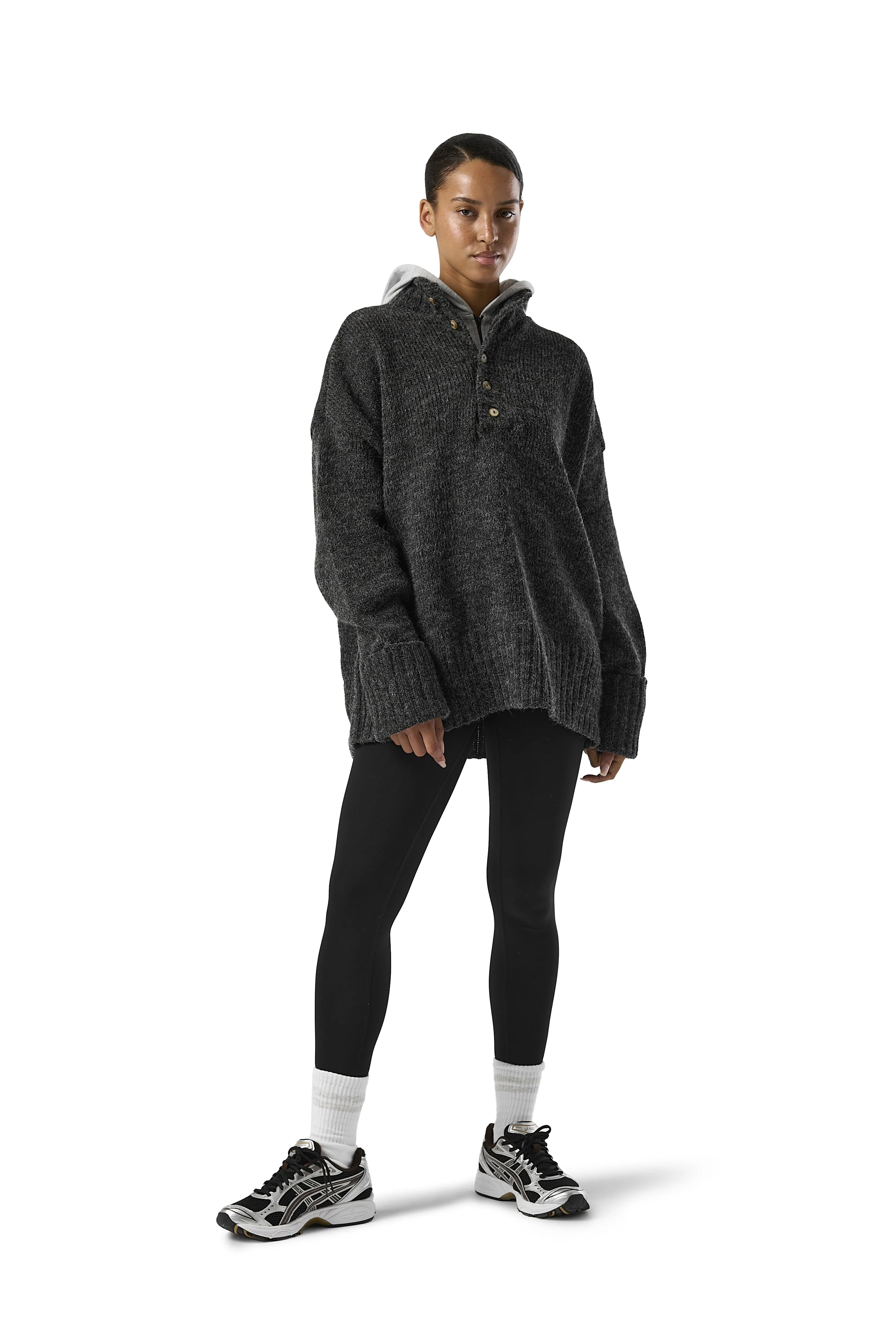 Minimal Warmth Sleek Wear DOUGIE Oversized Knit Sweater